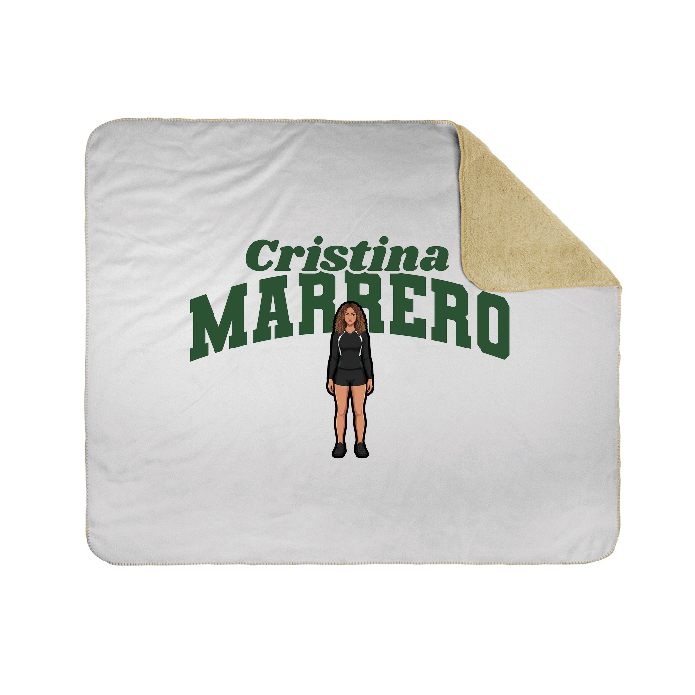 Throw Blanket — Signature Arch in White