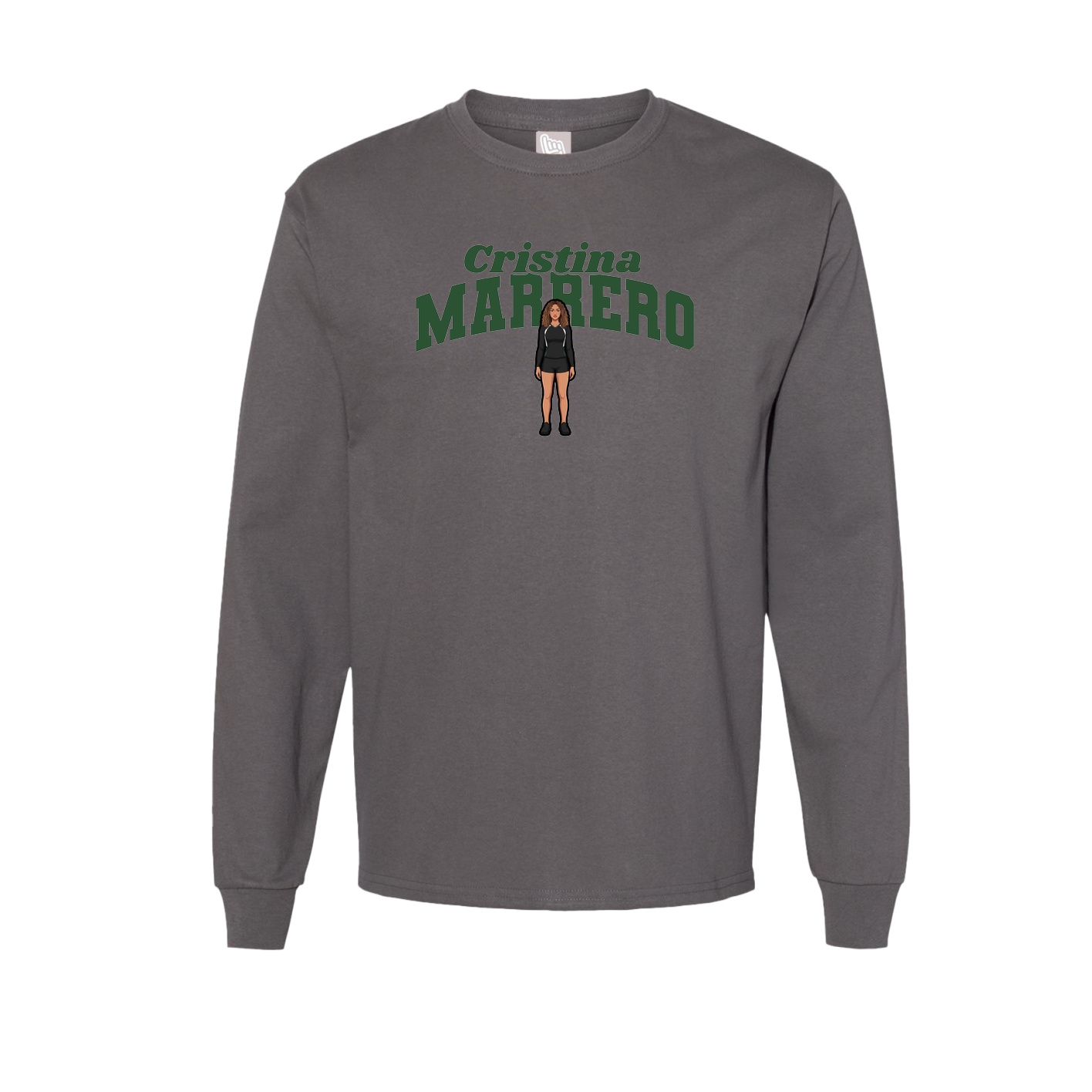 Long Sleeve Tee — Signature Arch in Grey