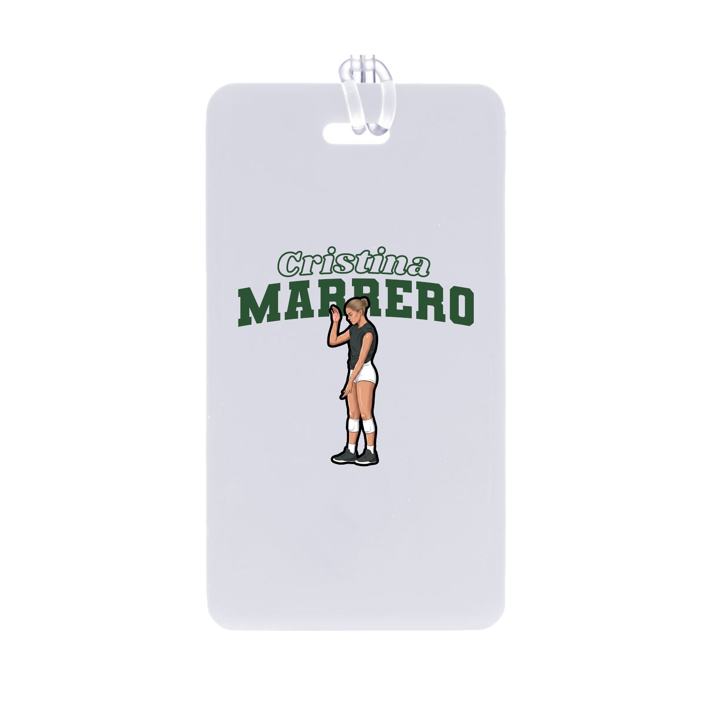 Bag Tag — Name Arch in Classic