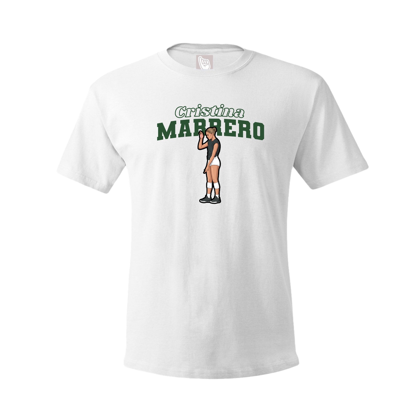 Tee — Name Arch in White