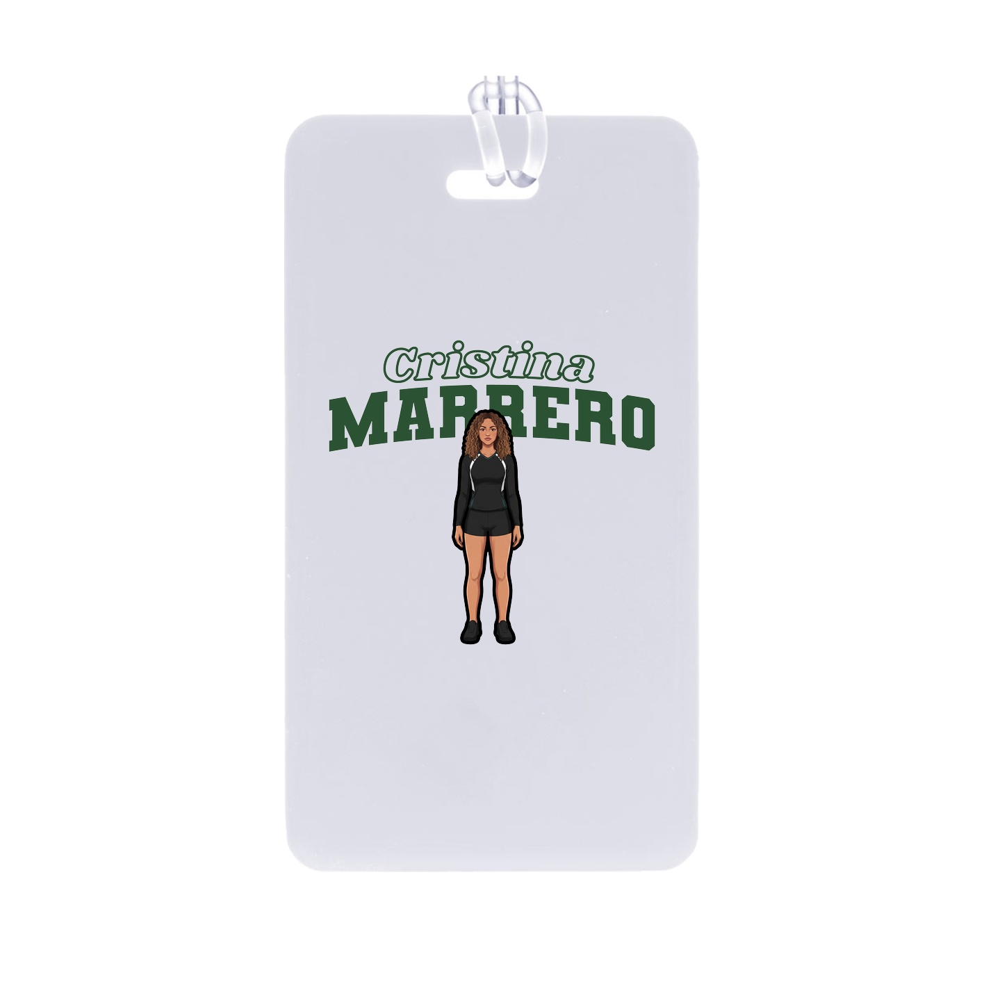 Bag Tag — Name Arch in Classic
