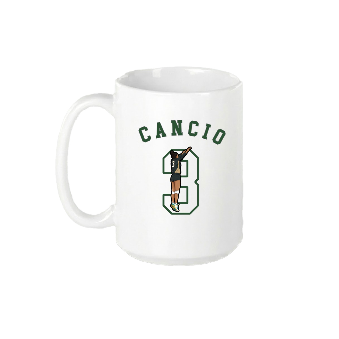 15oz Coffee Mug — Shirsey Arch in White