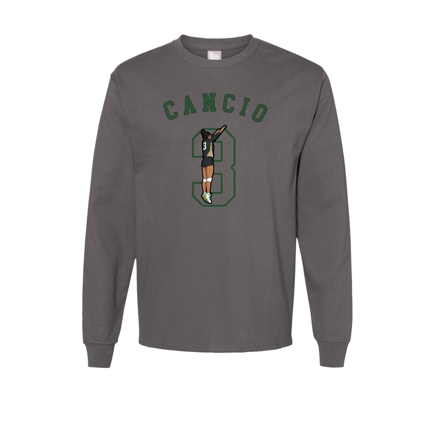 Long Sleeve Tee — Shirsey Arch in Grey