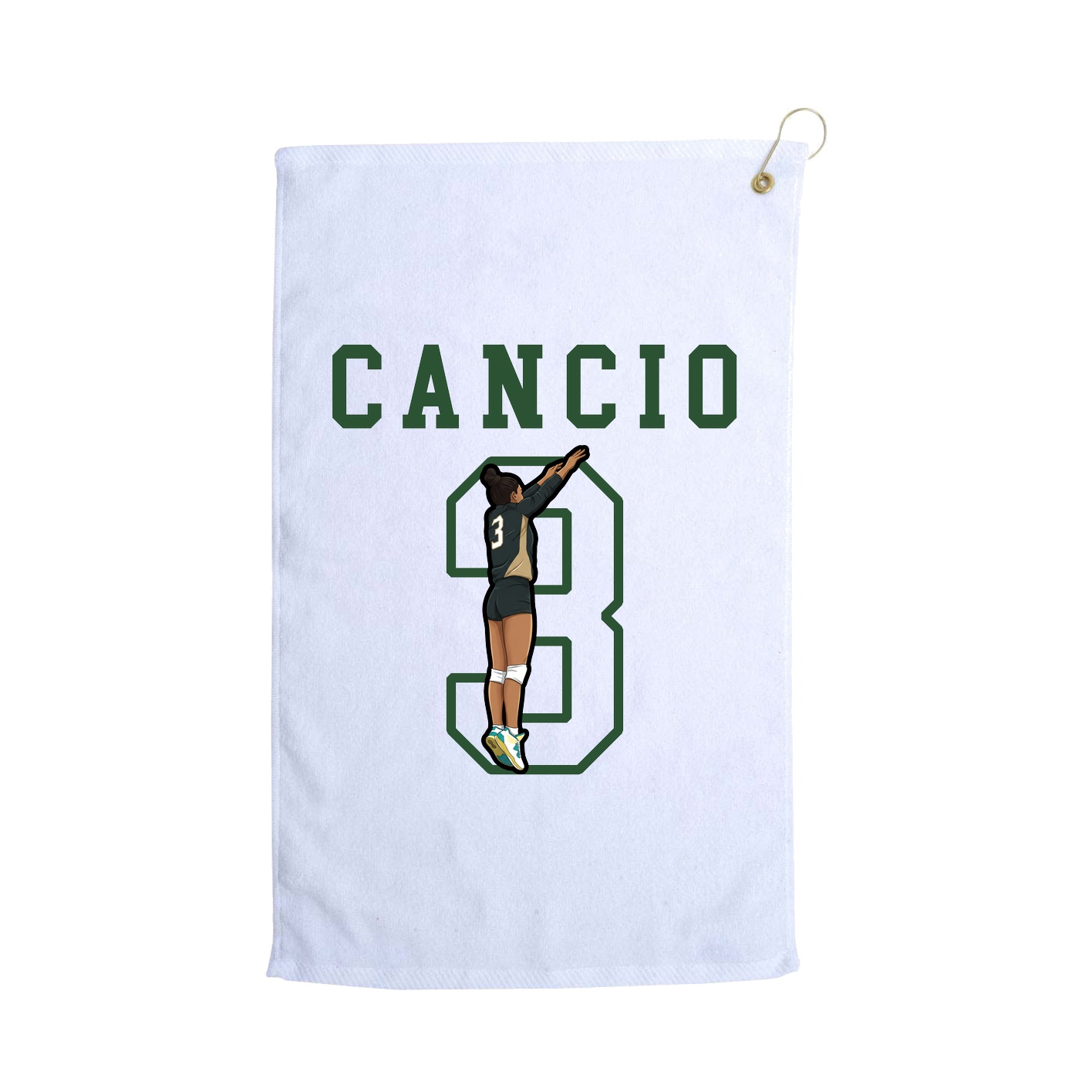 Golf Towel — Shirsey in White