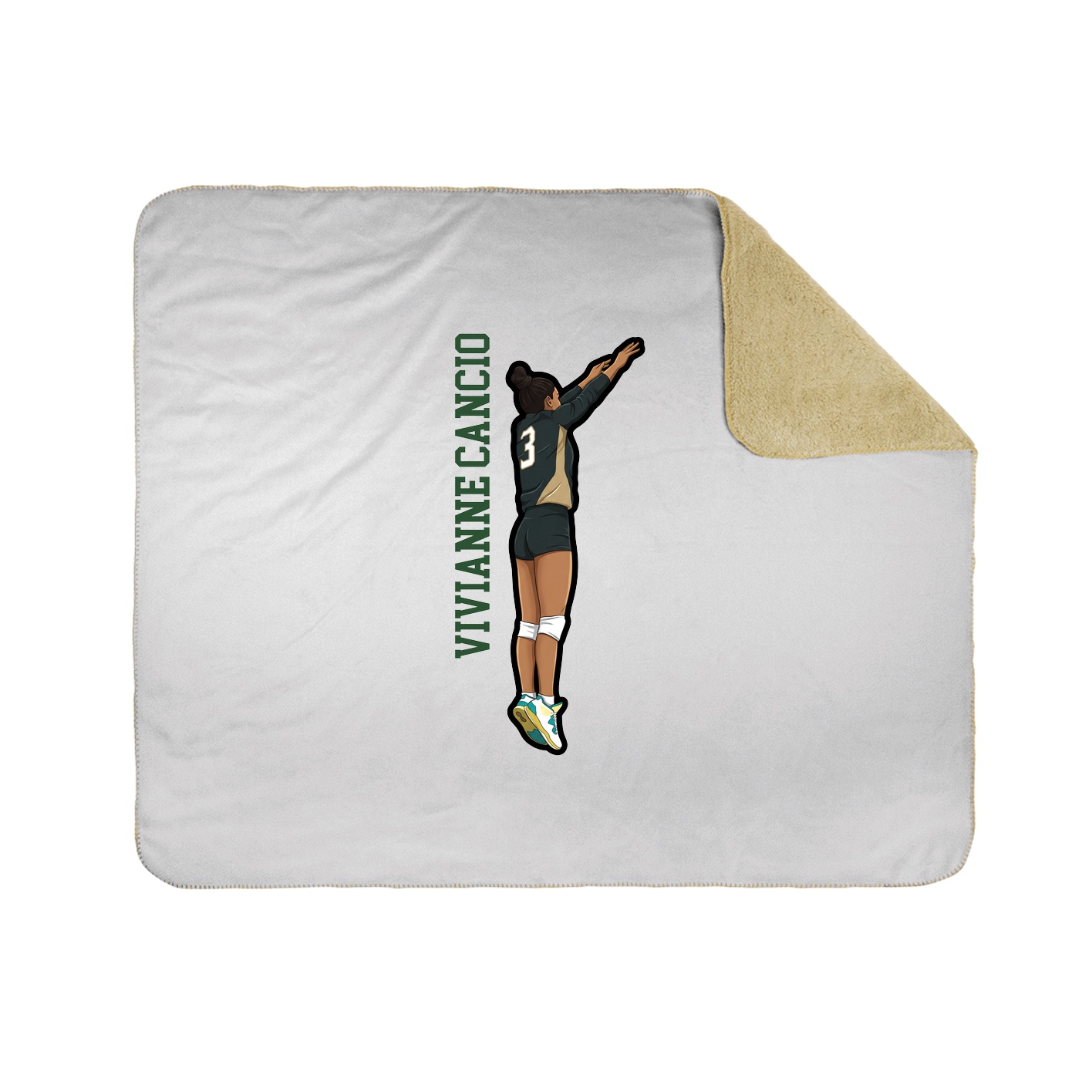 50x60 Sherpa Lined Throw Blanket