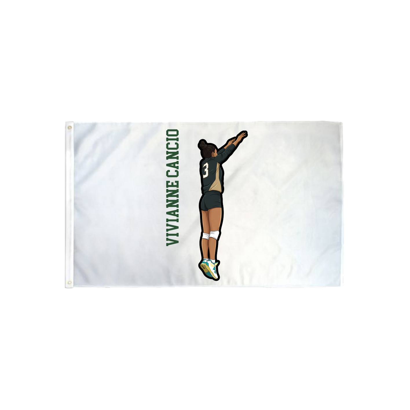3x5 Flag — Name Vertical in Classic