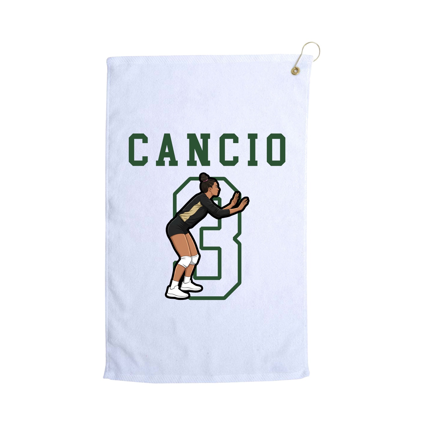 Golf Towel — Shirsey in White