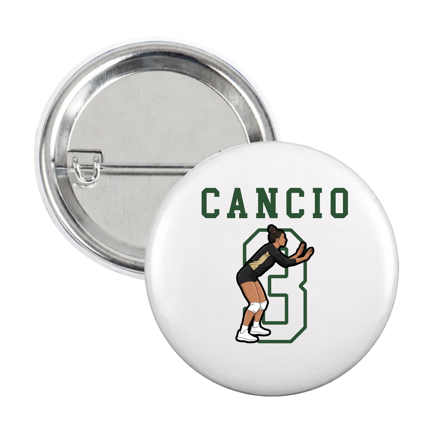 Game Day Button — Shirsey in White