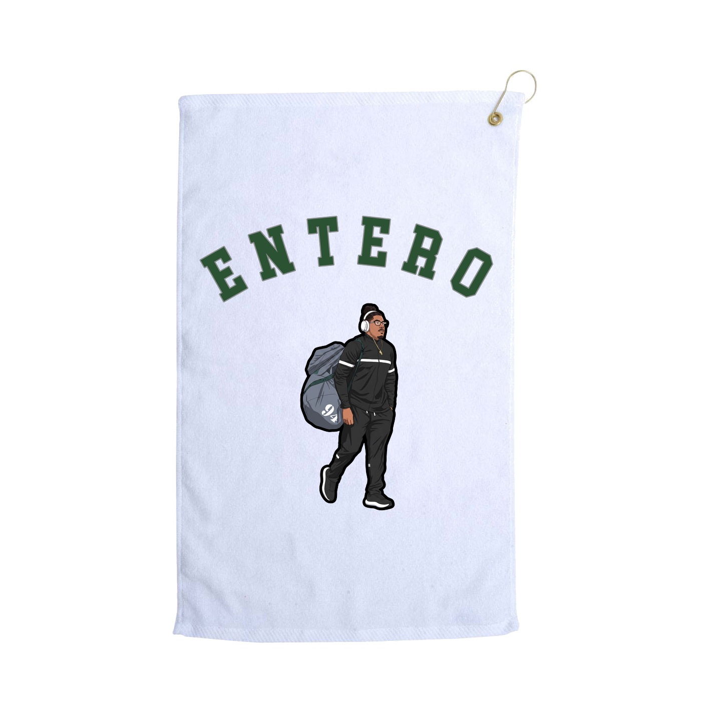 Golf Towel — Shirsey Arch in White