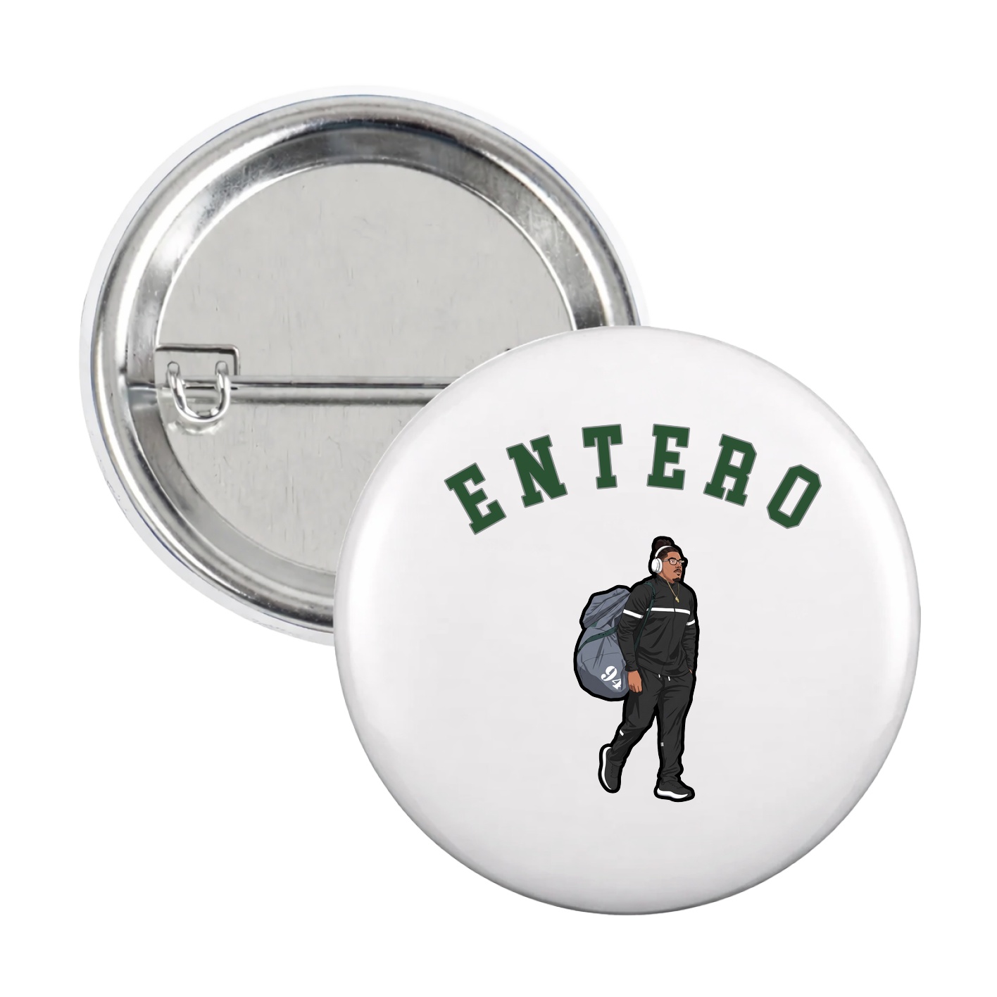 Game Day Button — Shirsey Arch in White