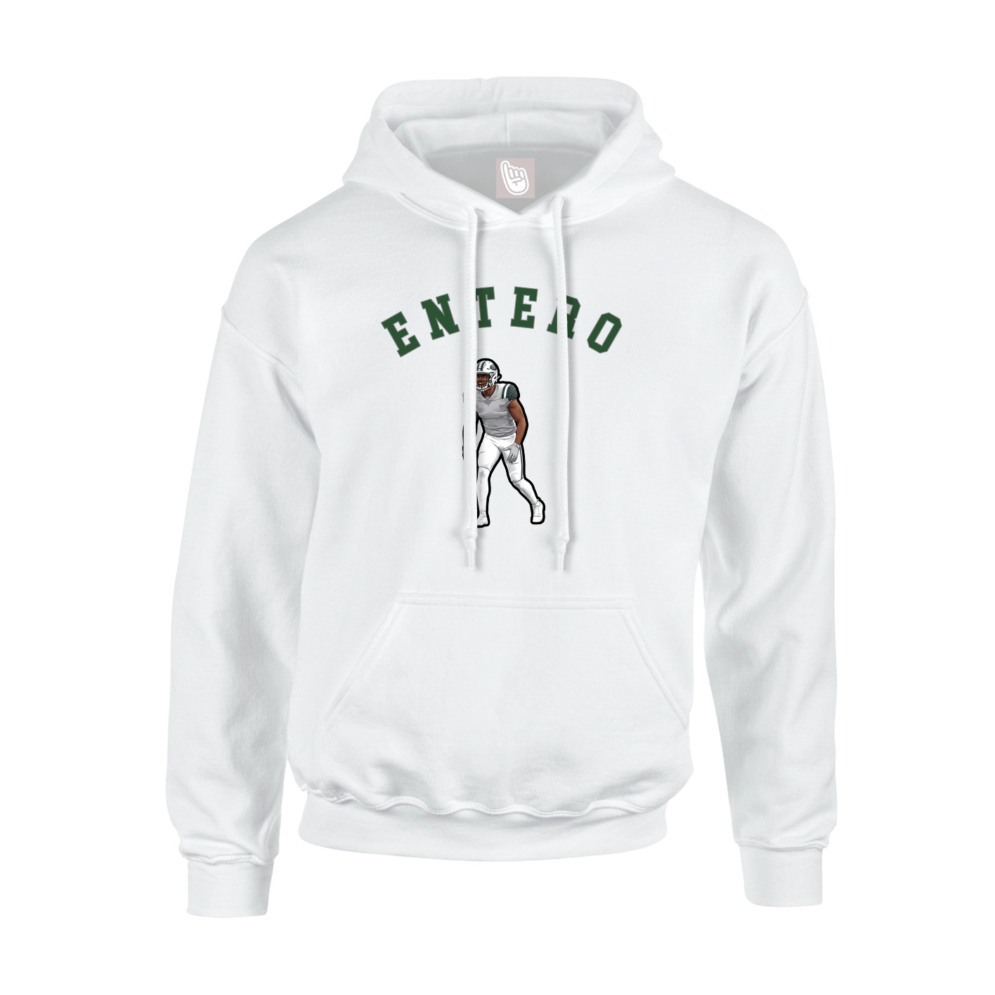 Youth Hoodie — Shirsey Arch in White