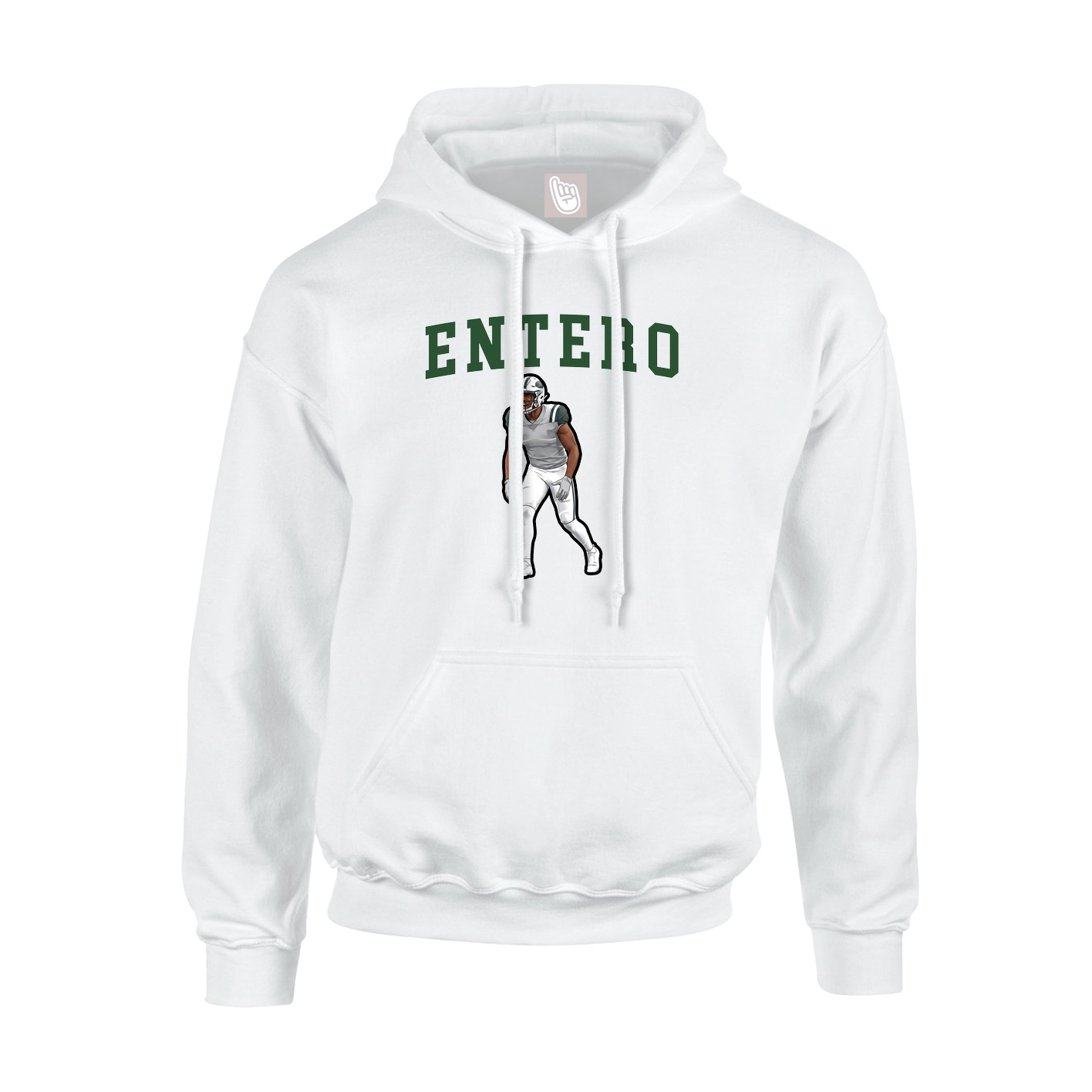 Hoodie — Shirsey in White