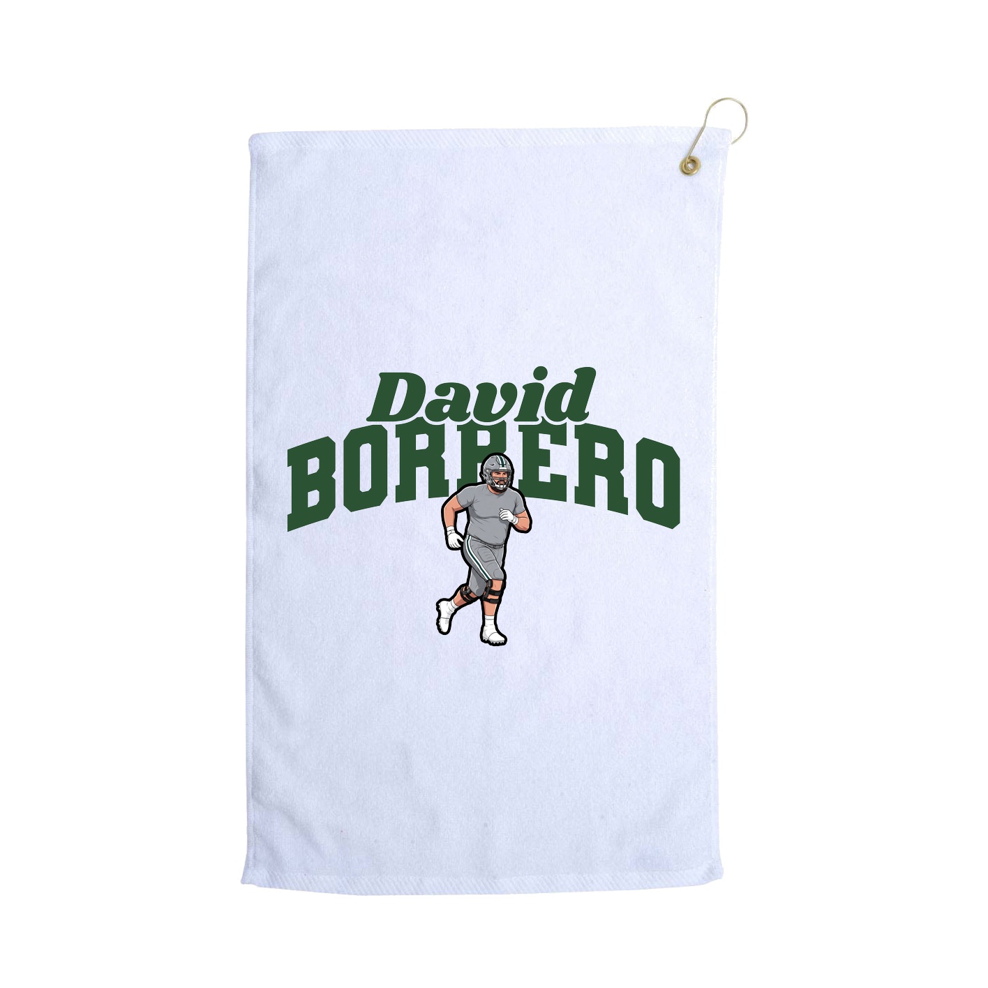 Golf Towel — Signature Arch in White