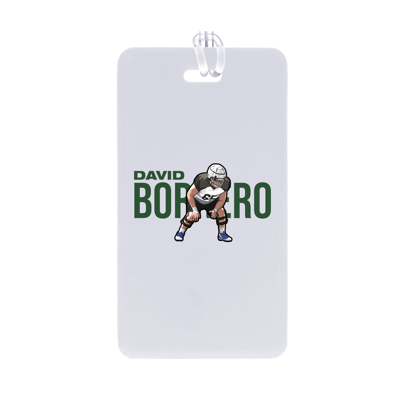 Bag Tag — Player Name in Classic