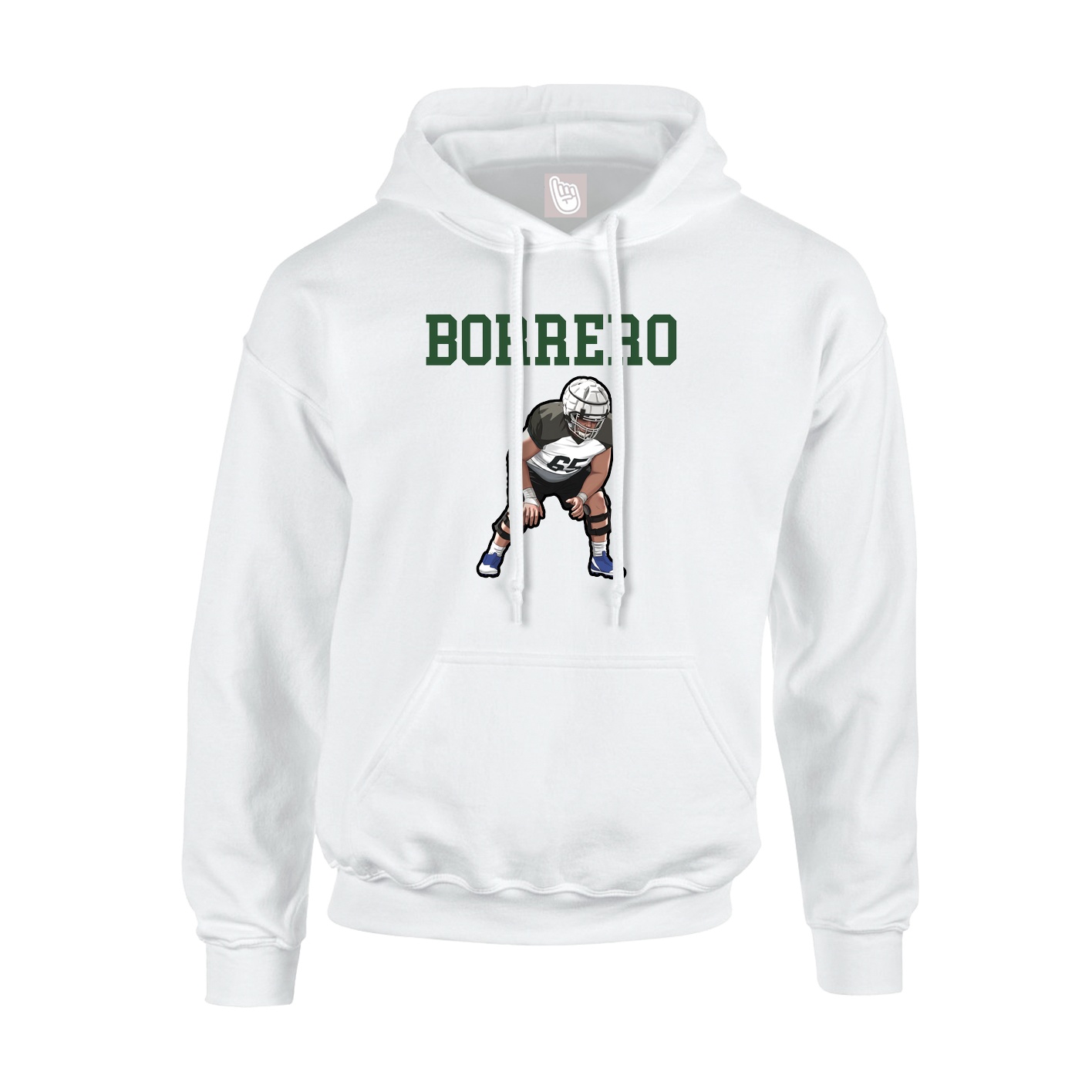 Hoodie — Shirsey in White