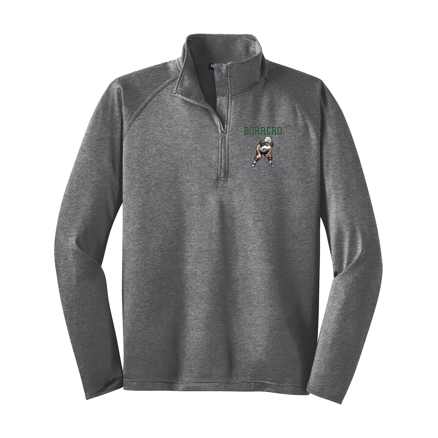 Q-Zip Pullover — Shirsey in Grey
