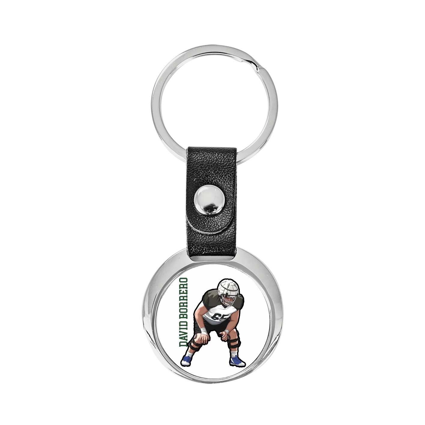 Key Chain — Name Vertical in Classic