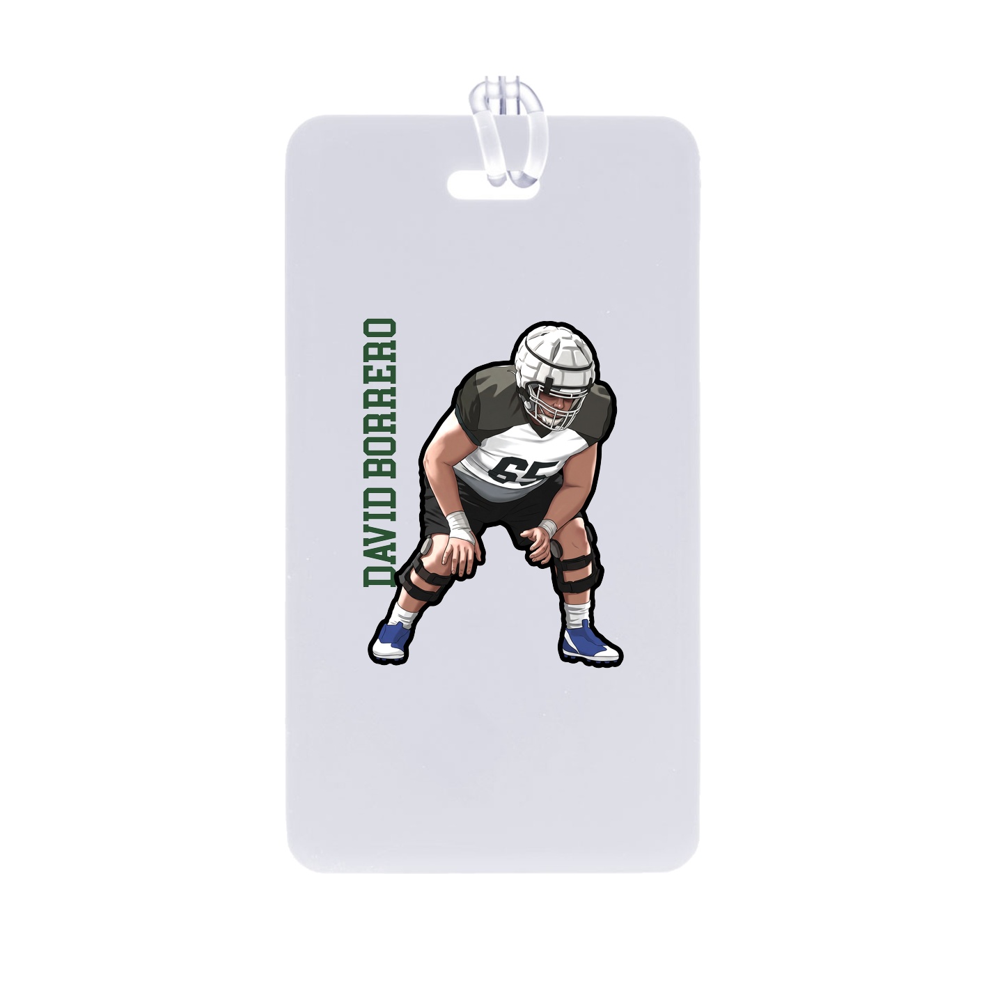Bag Tag — Name Vertical in Classic