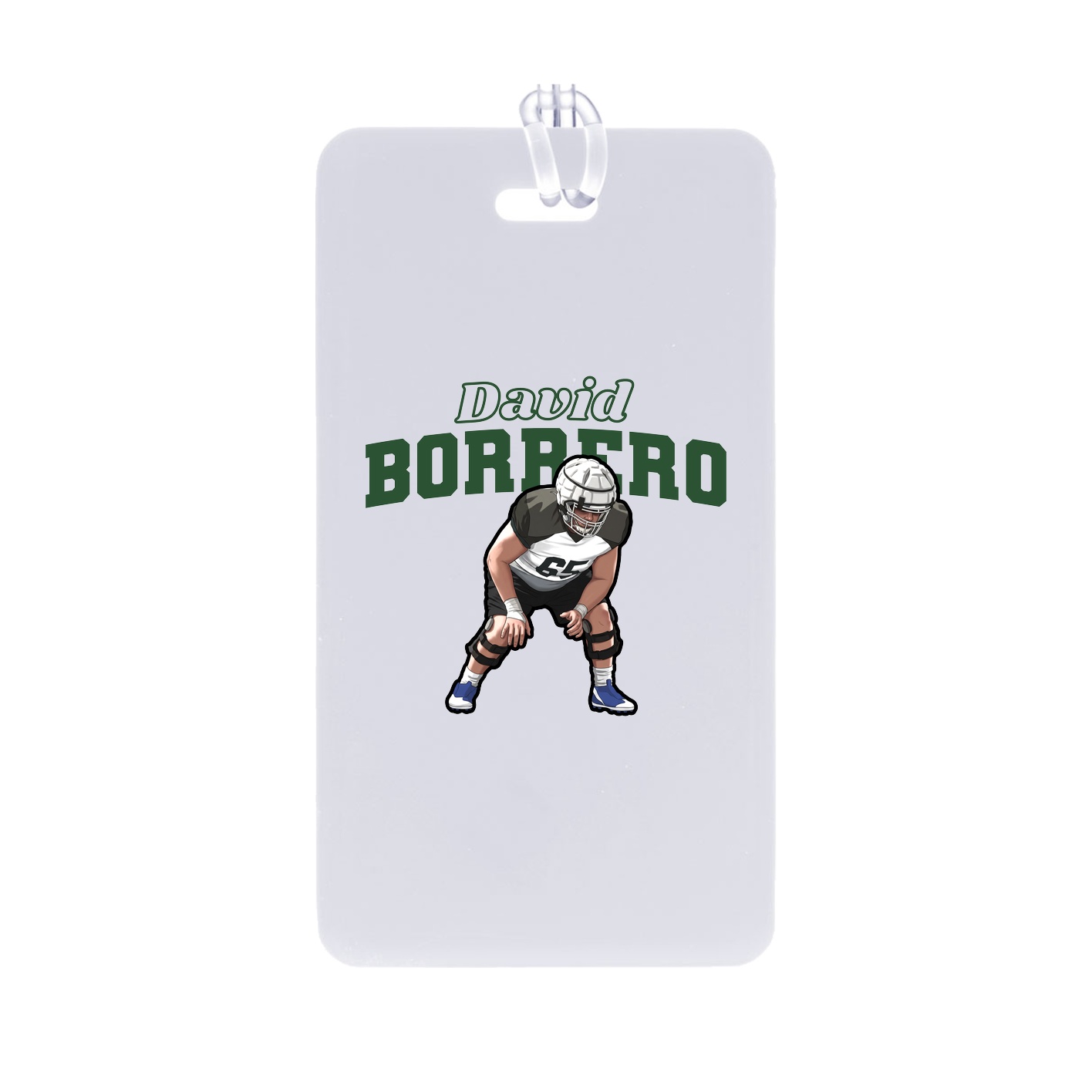 Bag Tag — Name Arch in Classic