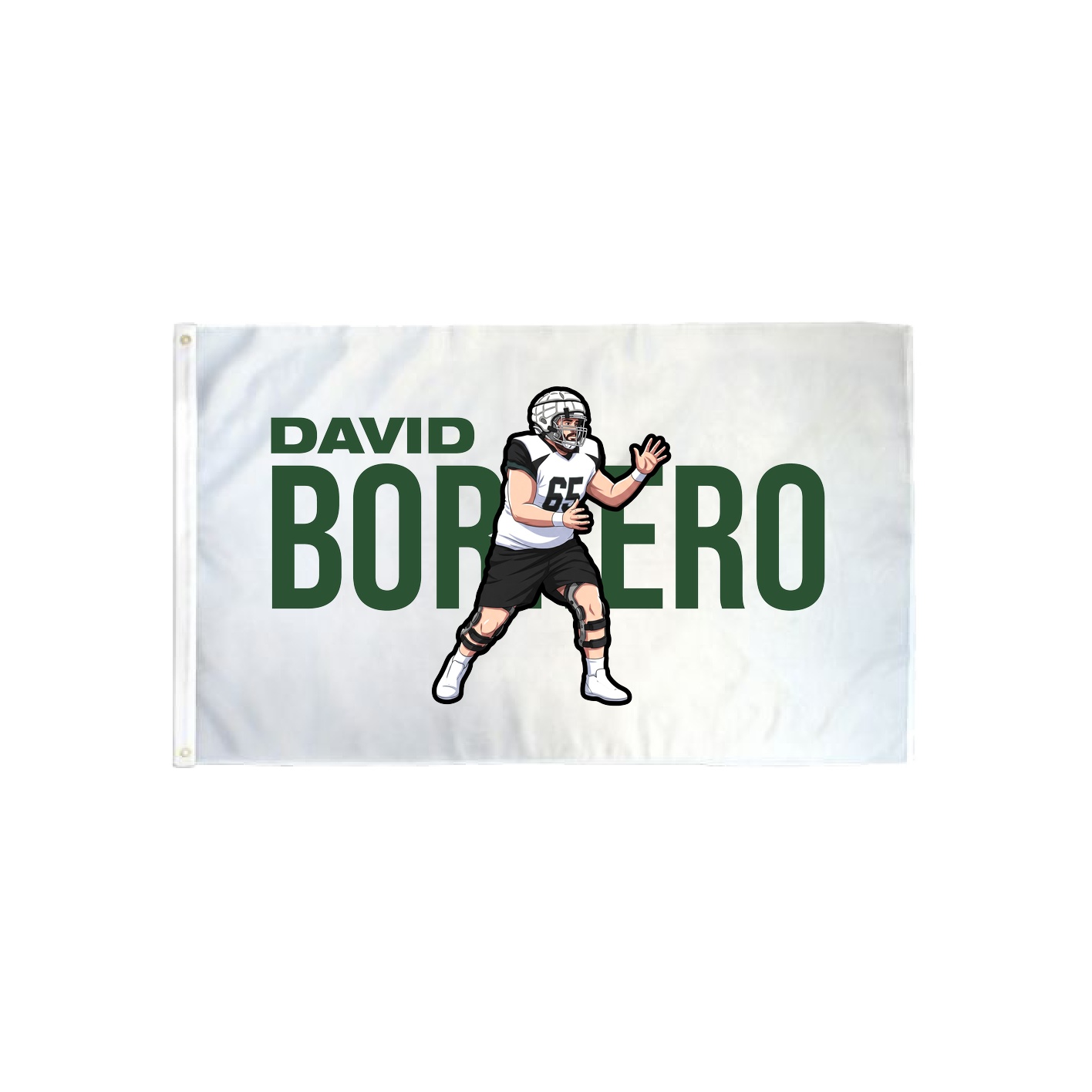 3x5 Flag — Player Name in Classic