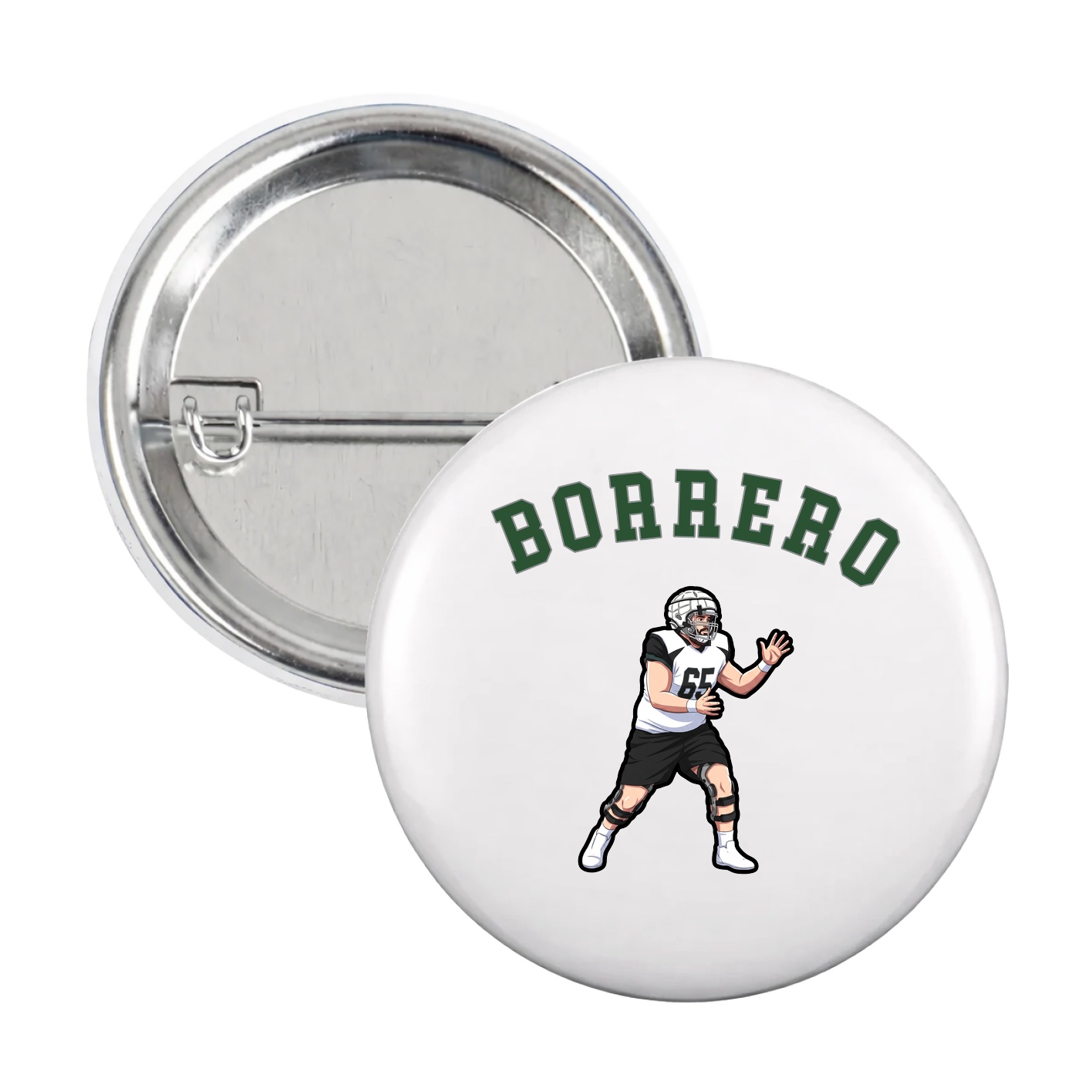 Game Day Button — Shirsey Arch in White