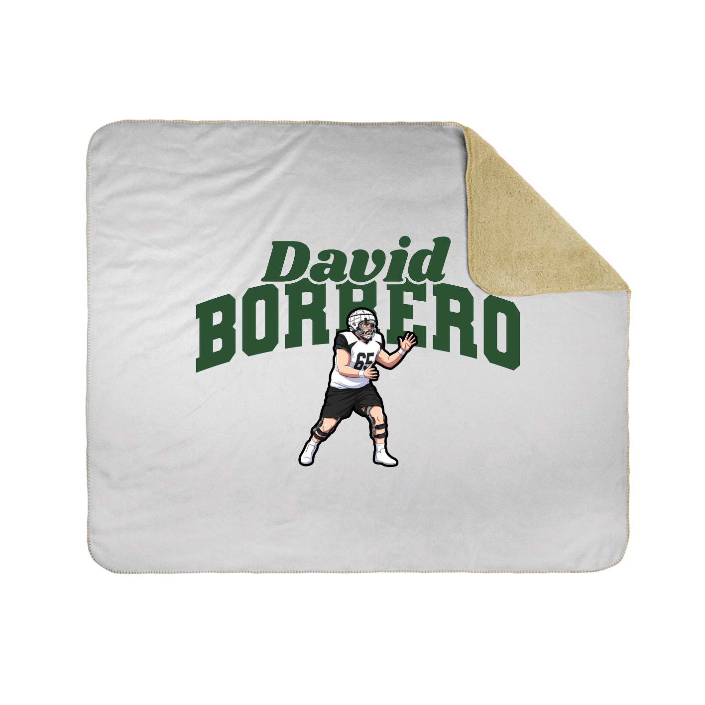 Throw Blanket — Signature Arch in White