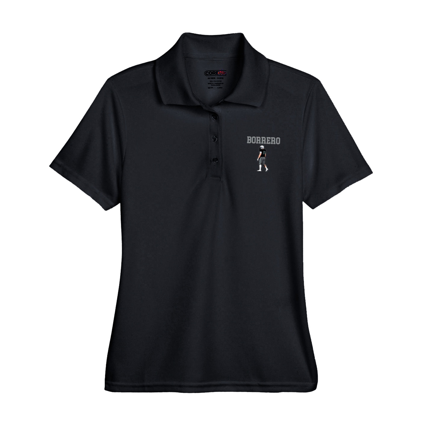 Womens Performance Polo — Shirsey in Black