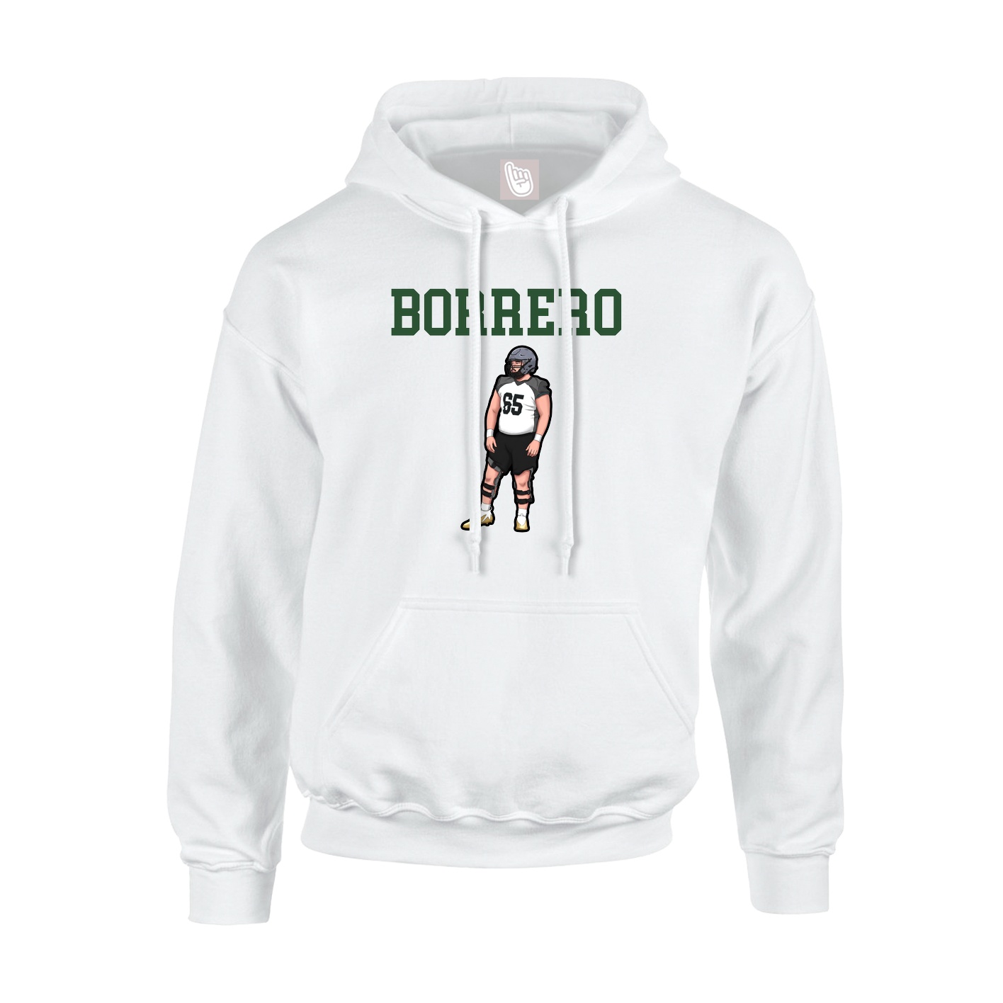 Hoodie — Shirsey in White
