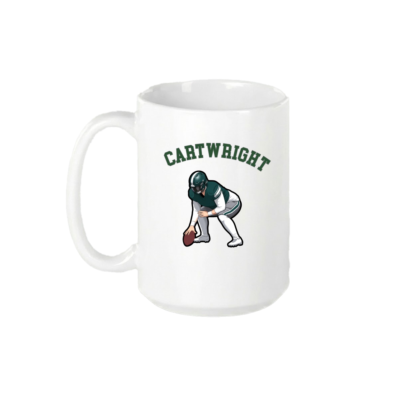15oz Coffee Mug — Shirsey Arch in White