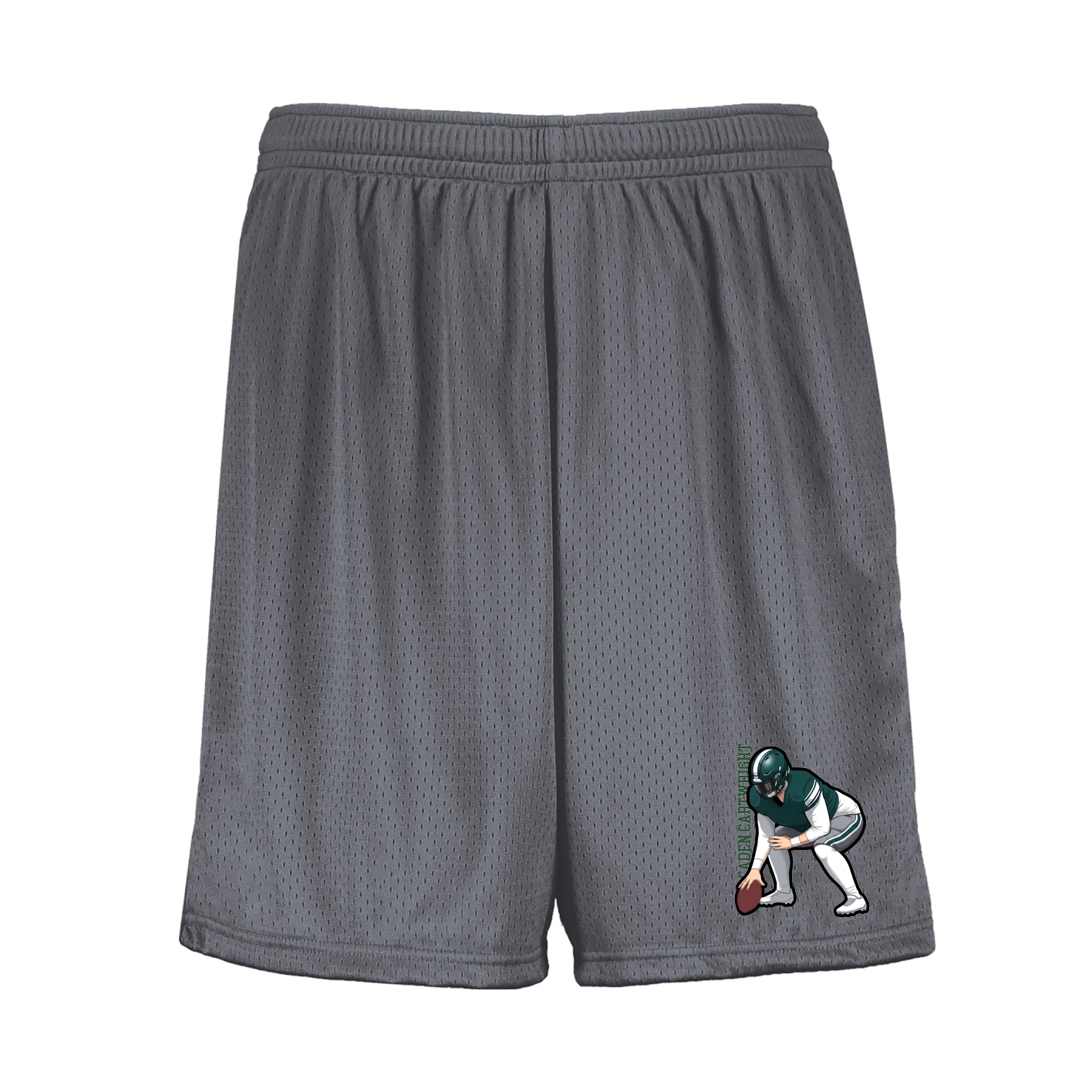Shorts — Name Vertical in Grey