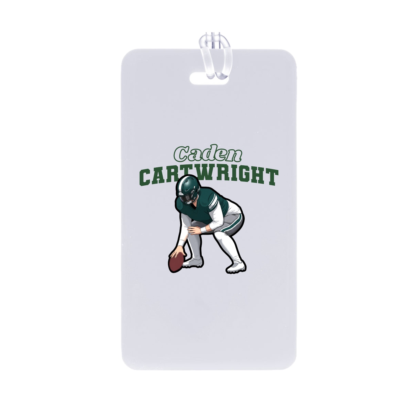 Bag Tag — Name Arch in Classic