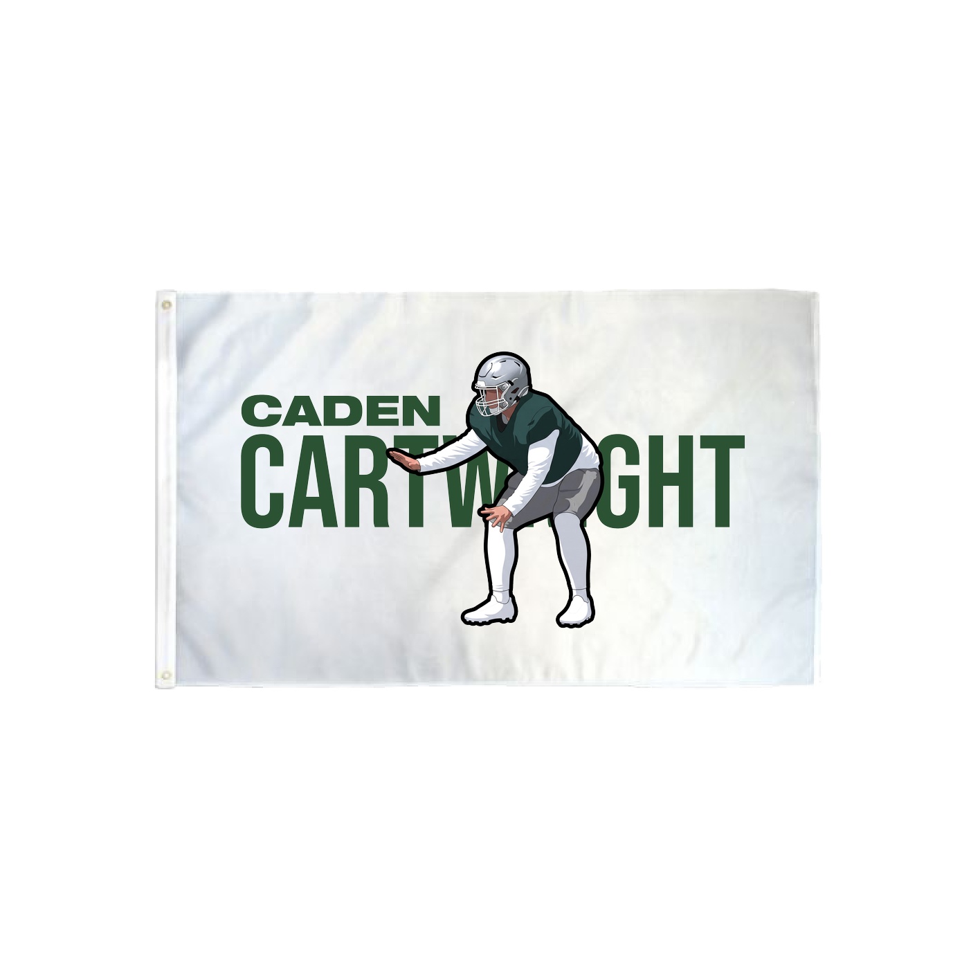 3x5 Flag — Player Name in Classic
