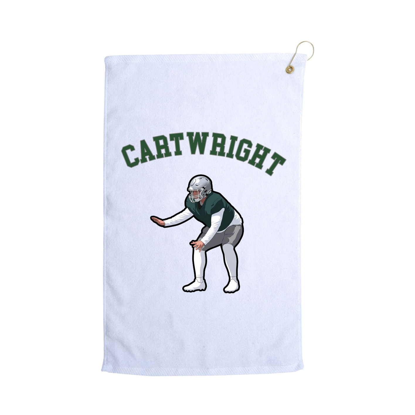Golf Towel — Shirsey Arch in White