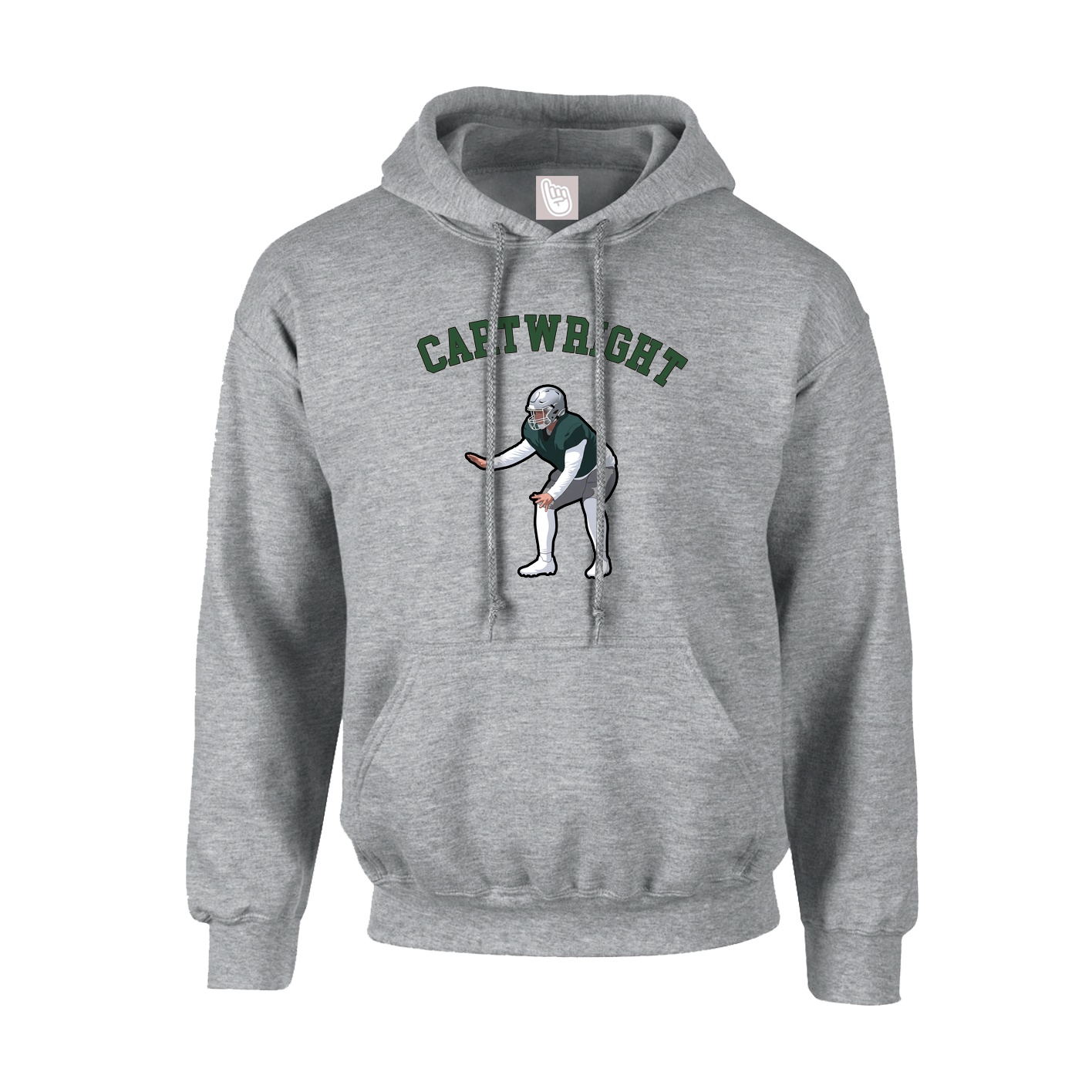 Youth Hoodie — Shirsey Arch in Grey