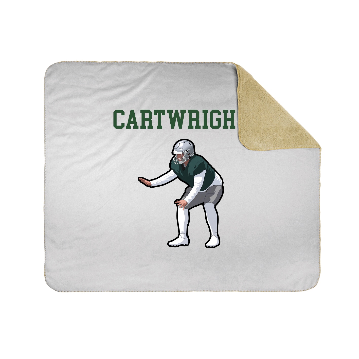 Throw Blanket — Shirsey in White