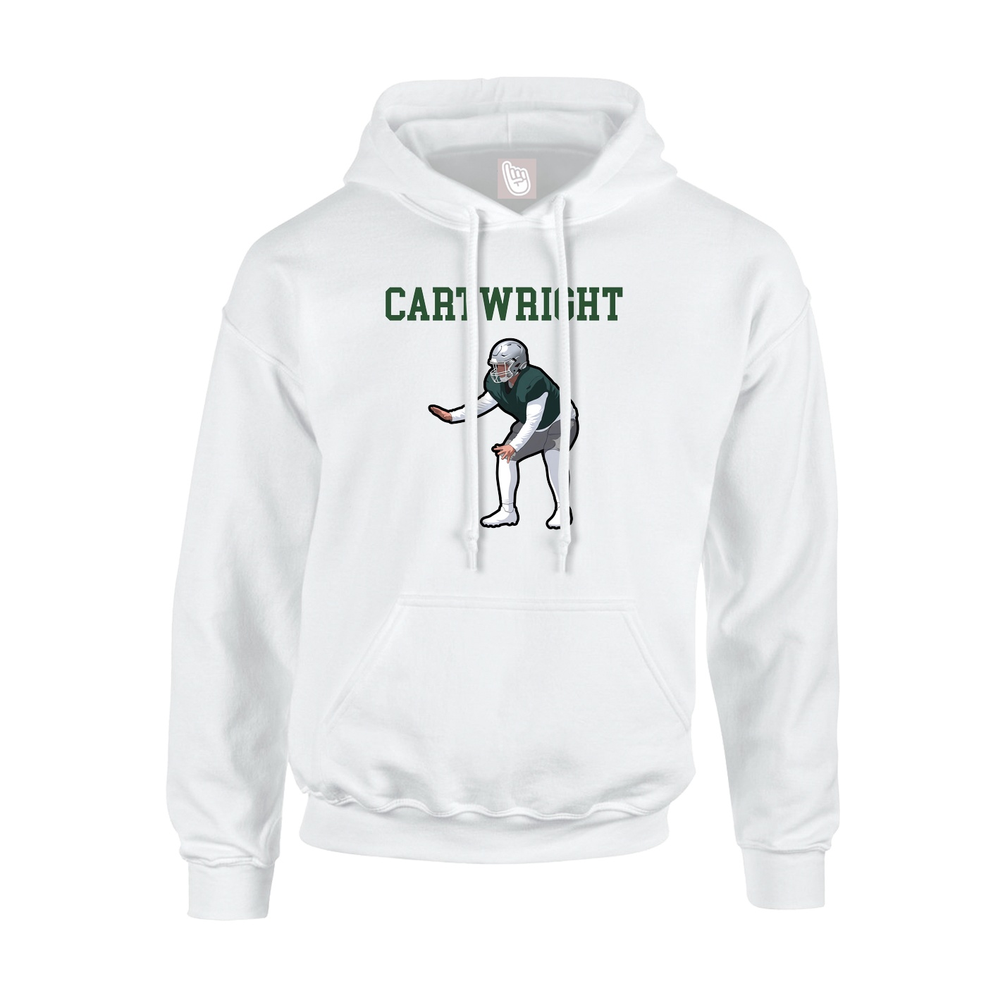 Youth Hoodie — Shirsey in White