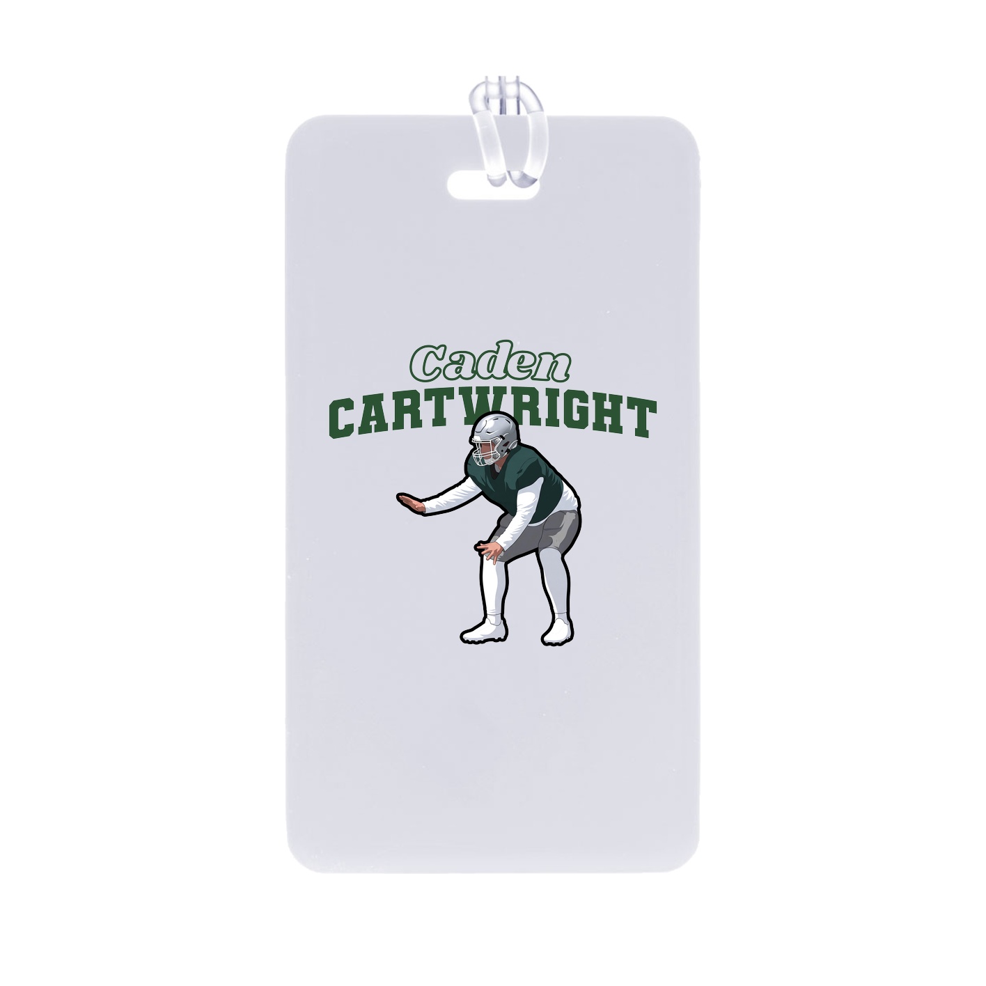 Bag Tag — Name Arch in Classic