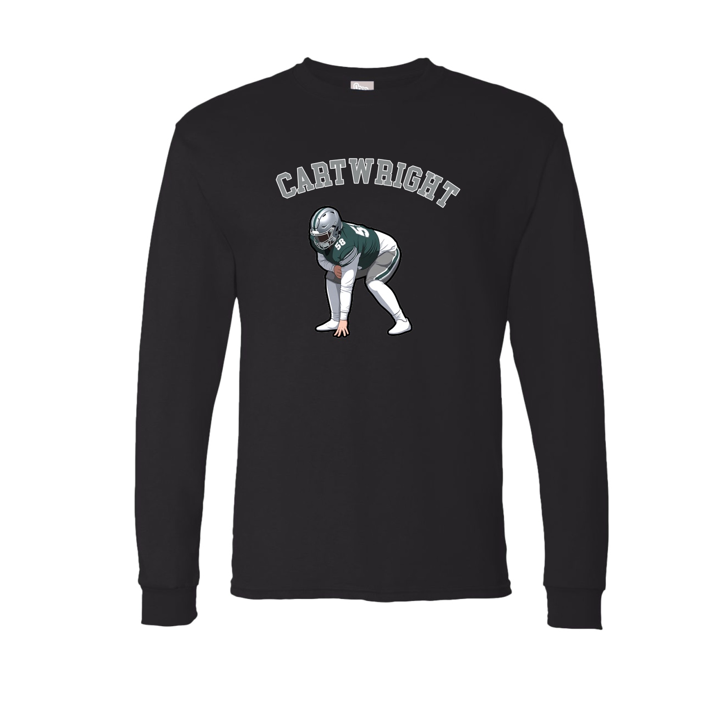 Long Sleeve Tee — Shirsey Arch in Black