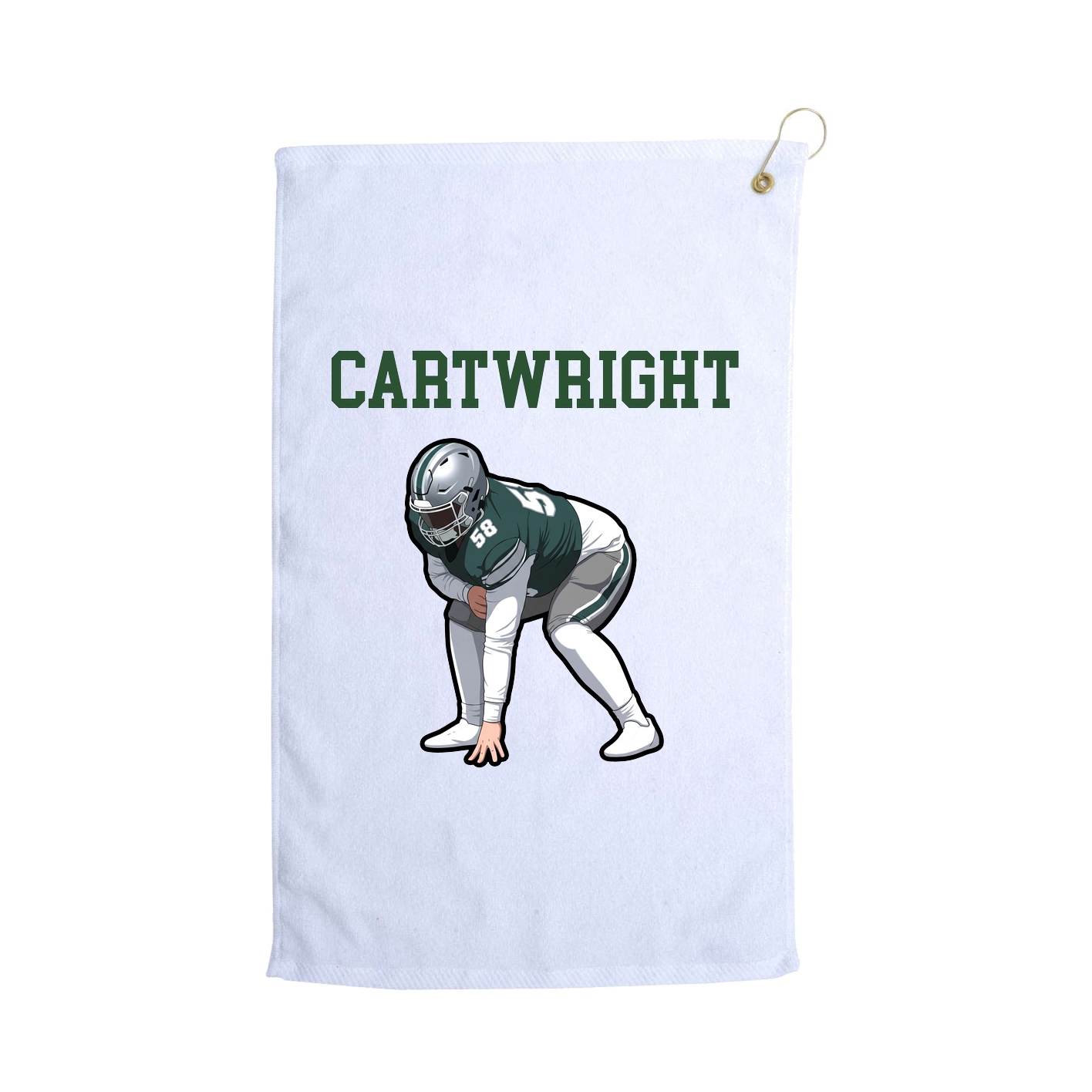 Golf Towel — Shirsey in White
