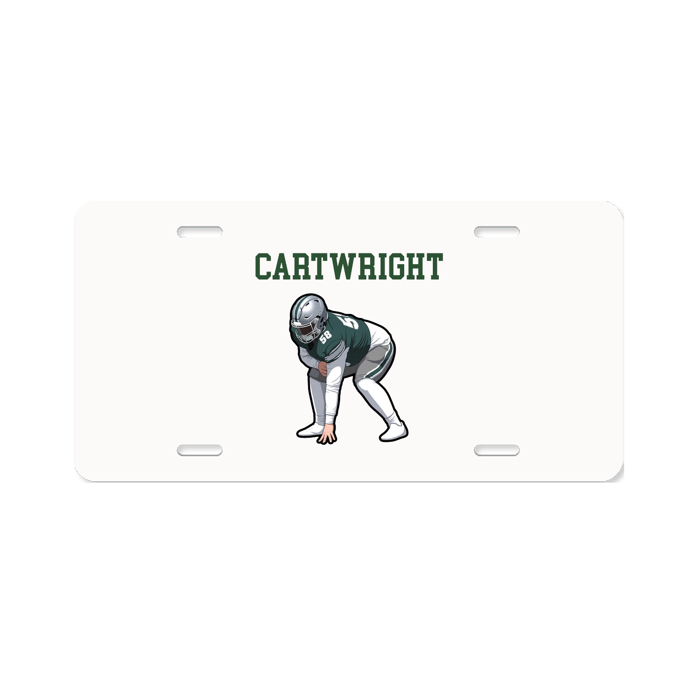 License Plate — Shirsey in Classic