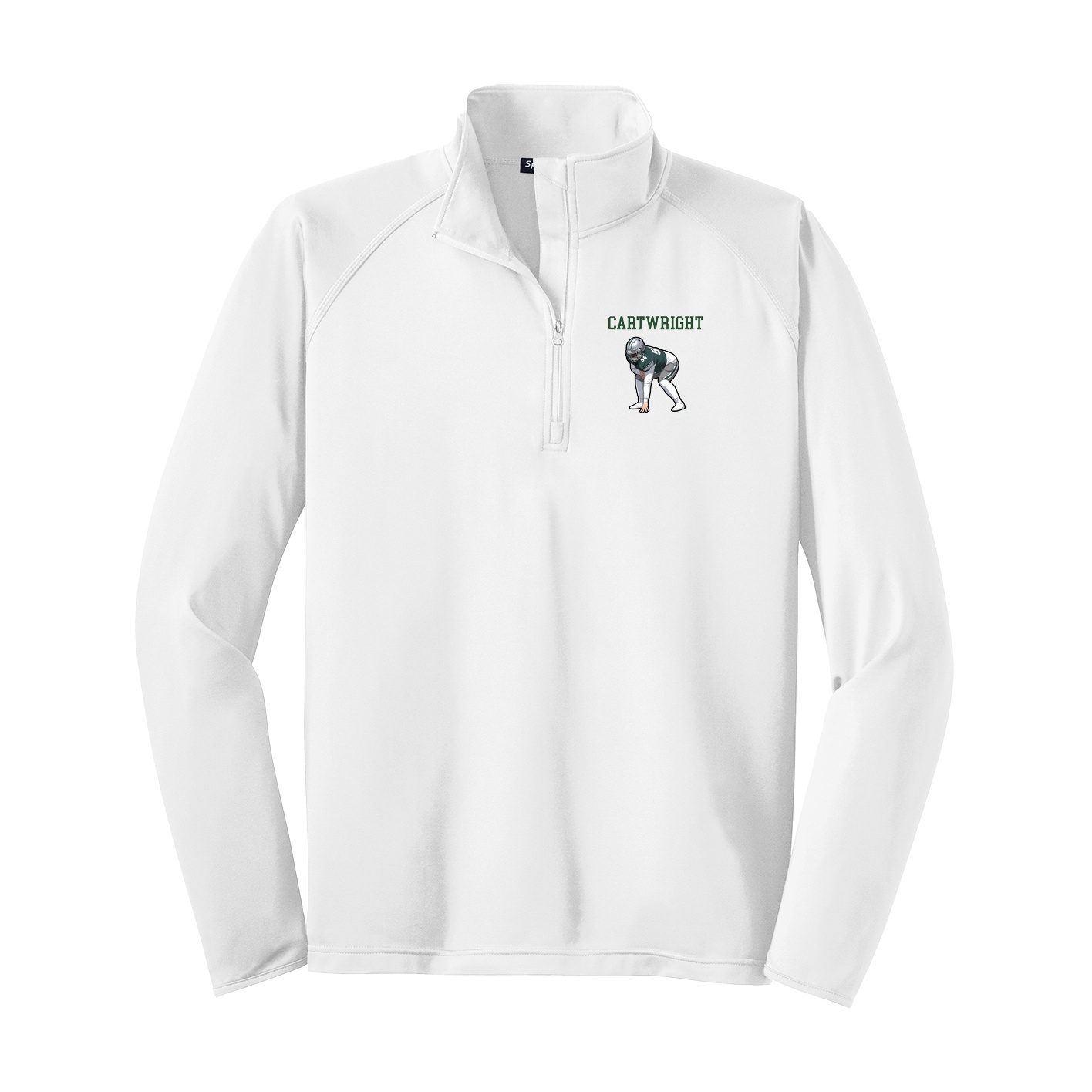 Q-Zip Pullover — Shirsey in White