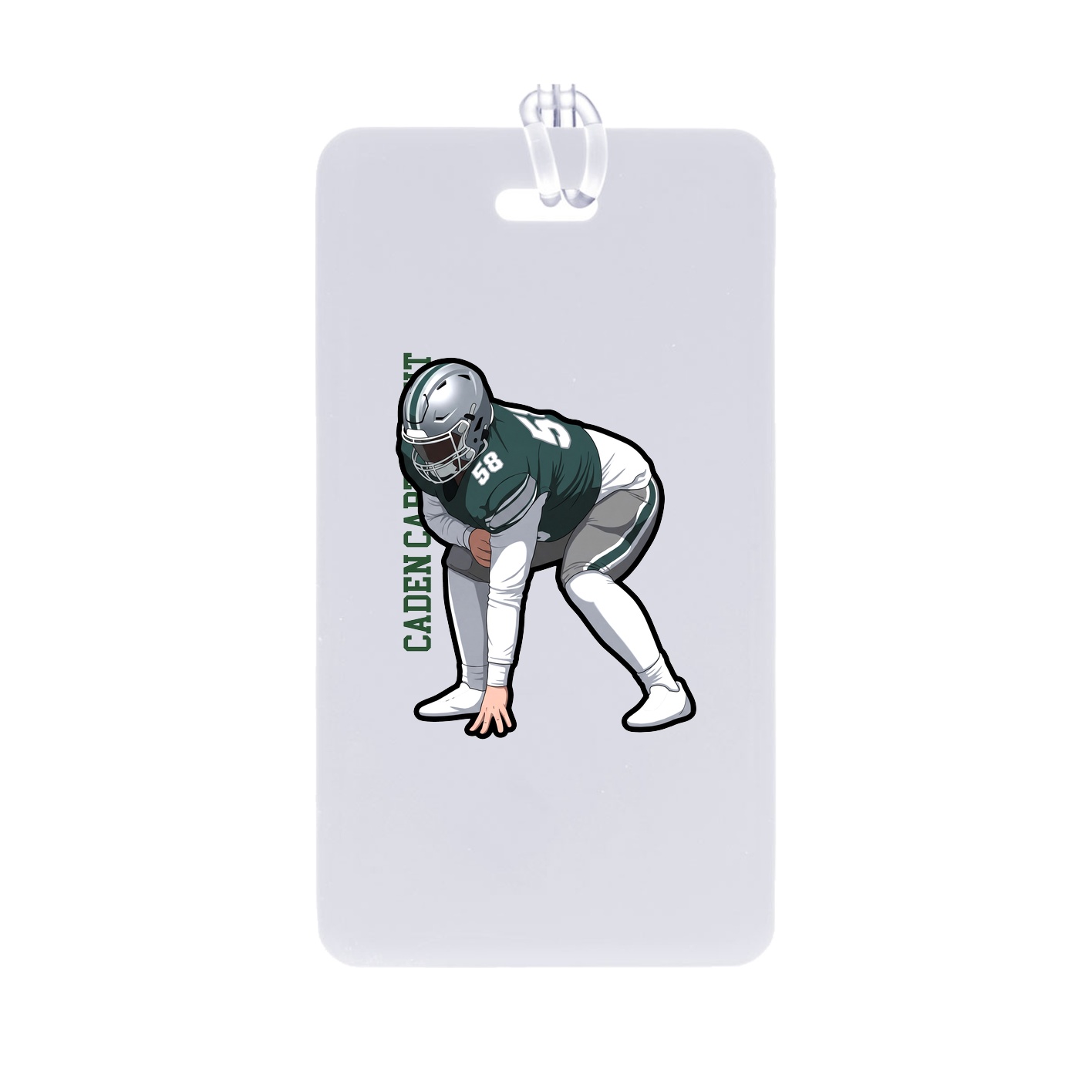Bag Tag — Name Vertical in Classic