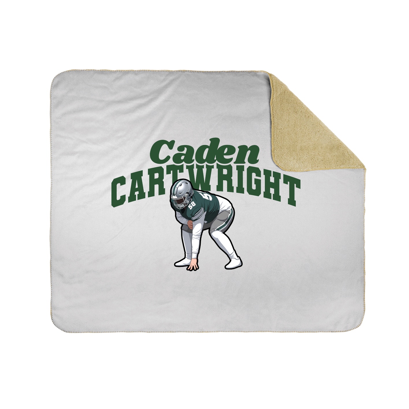 Throw Blanket — Signature Arch in White