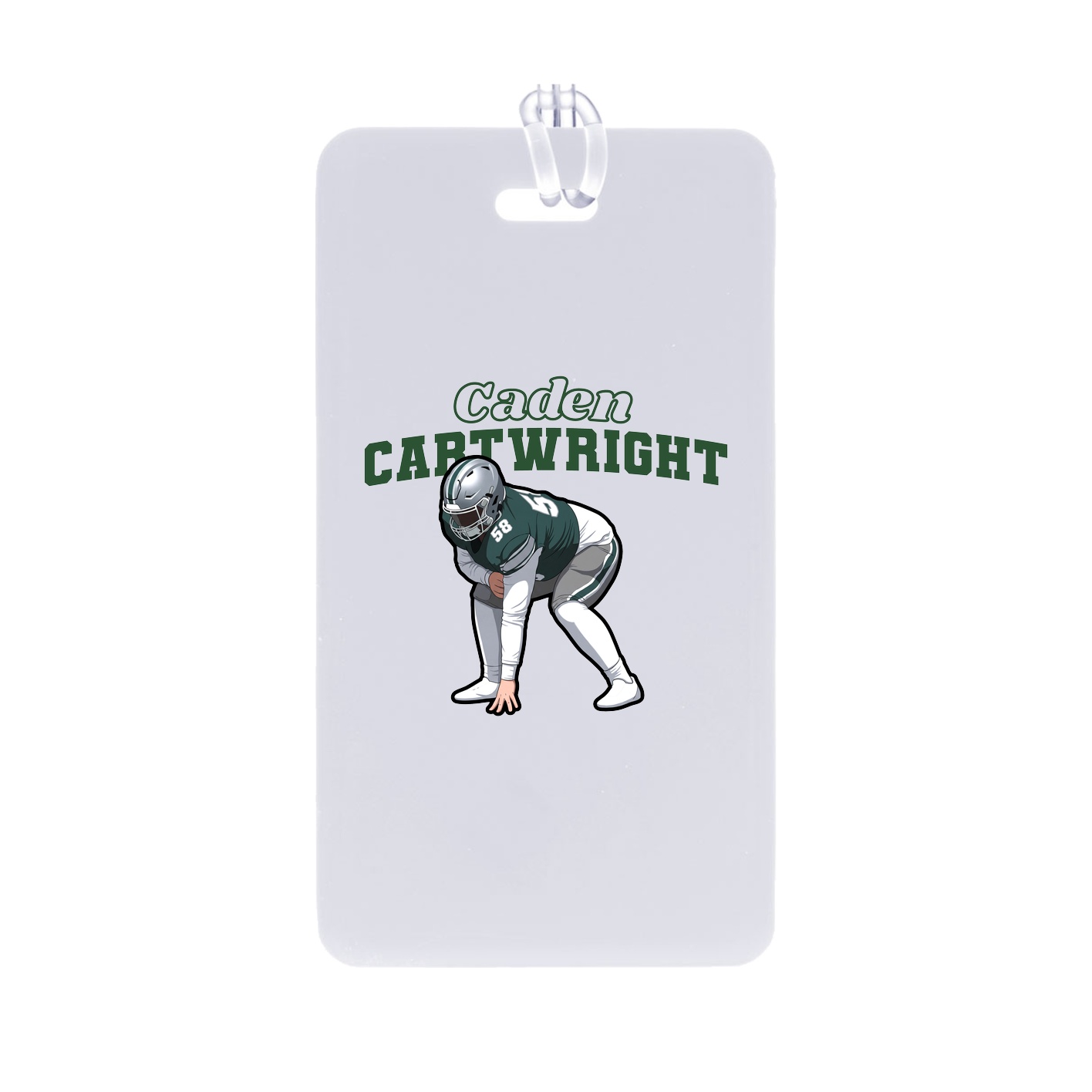 Bag Tag — Name Arch in Classic
