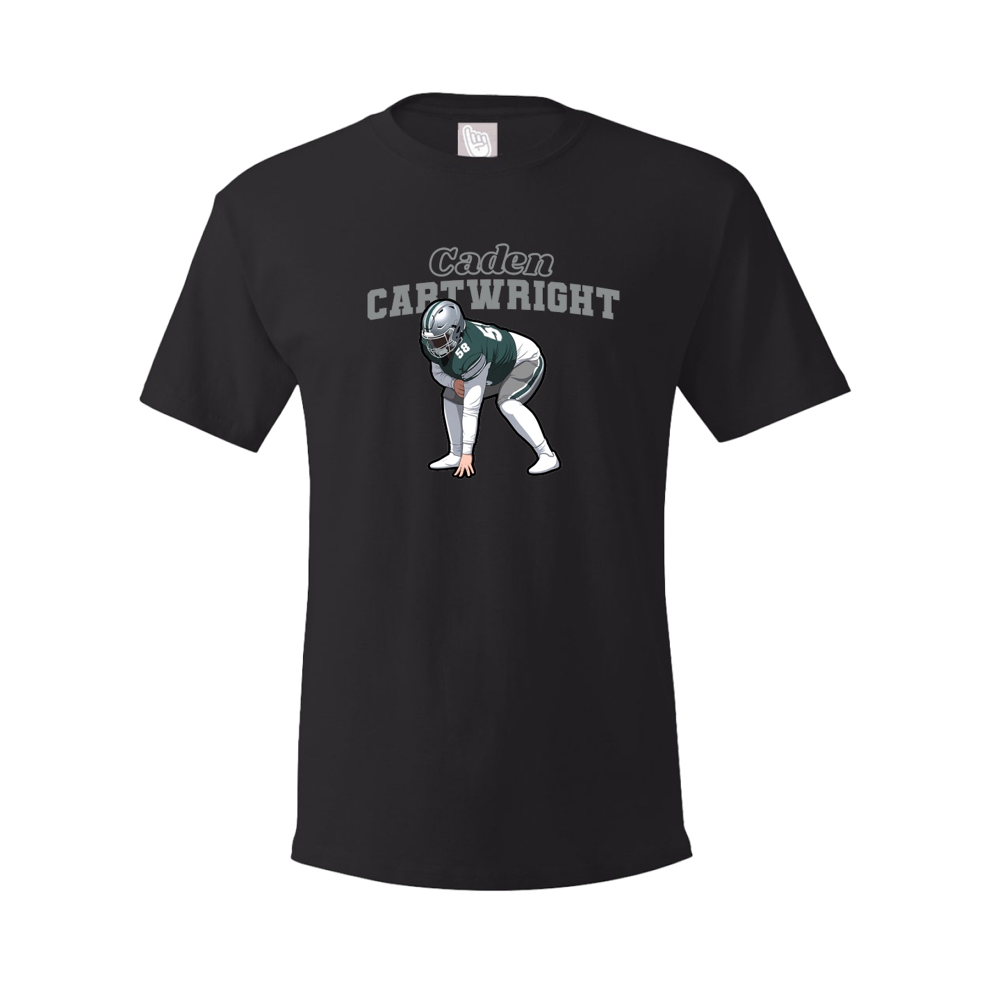 Youth Tee — Name Arch in Black