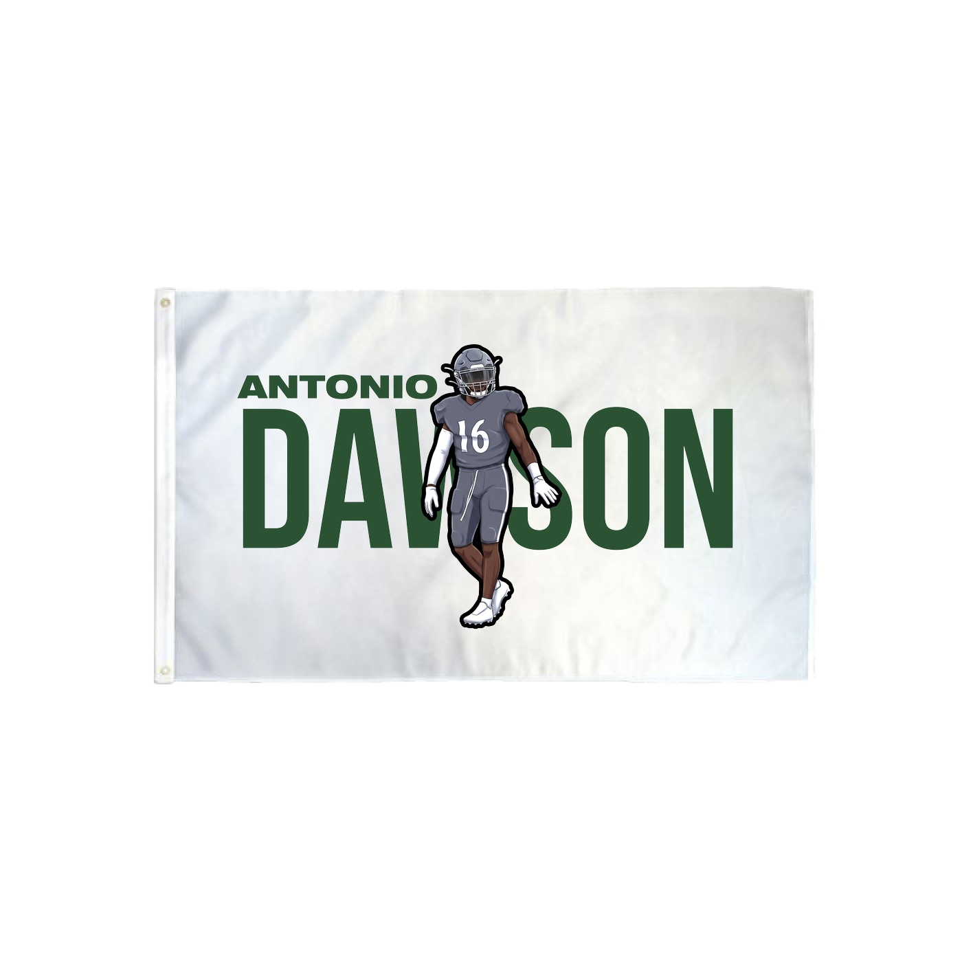 3x5 Flag — Player Name in Classic