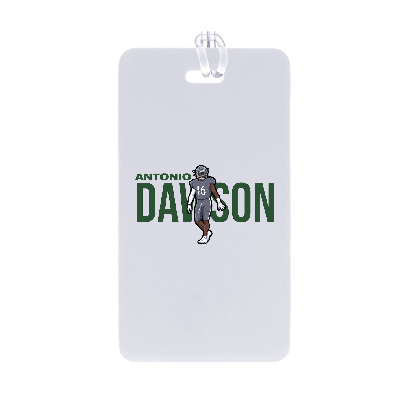 Bag Tag — Player Name in Classic