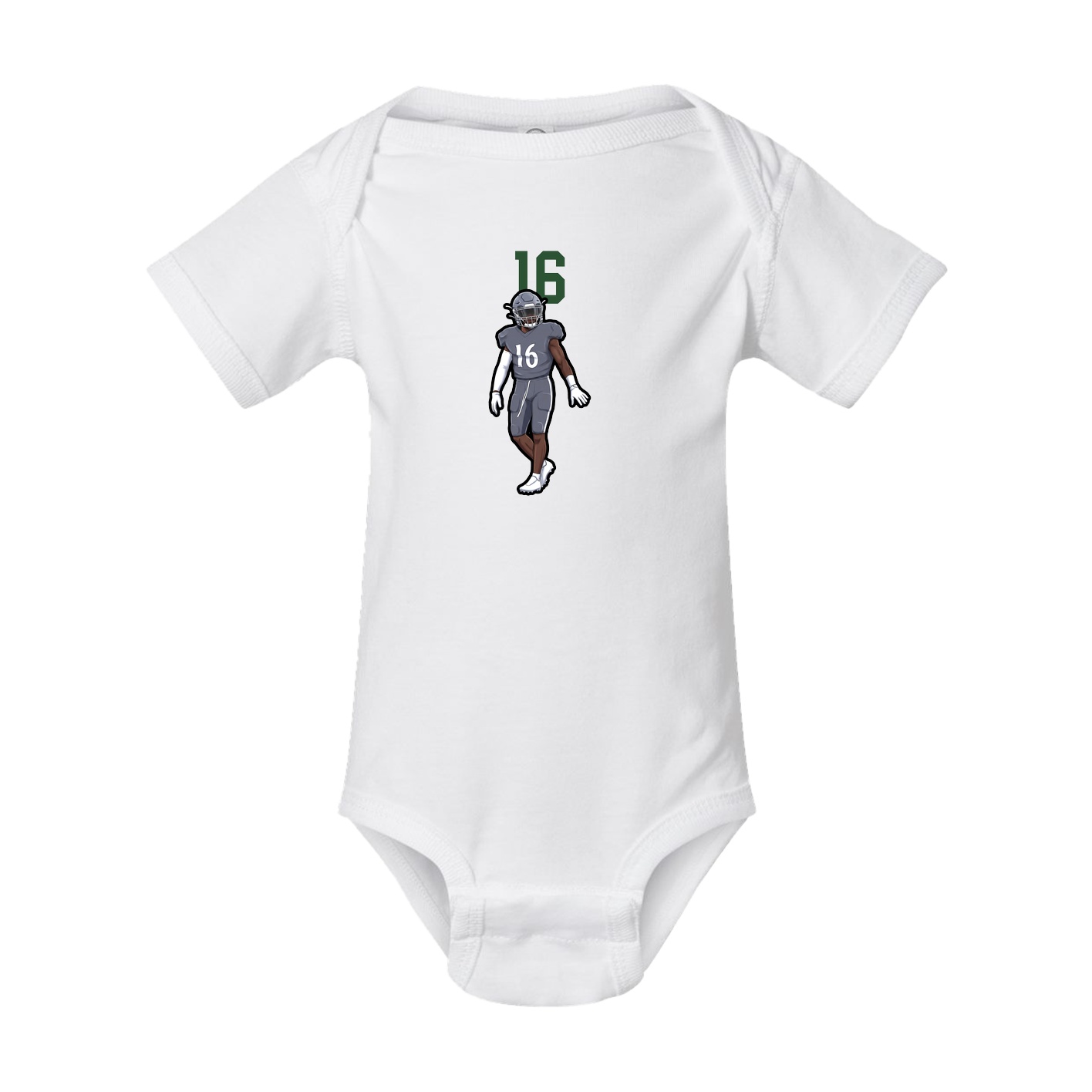 Baby Onesie — Number Top in White