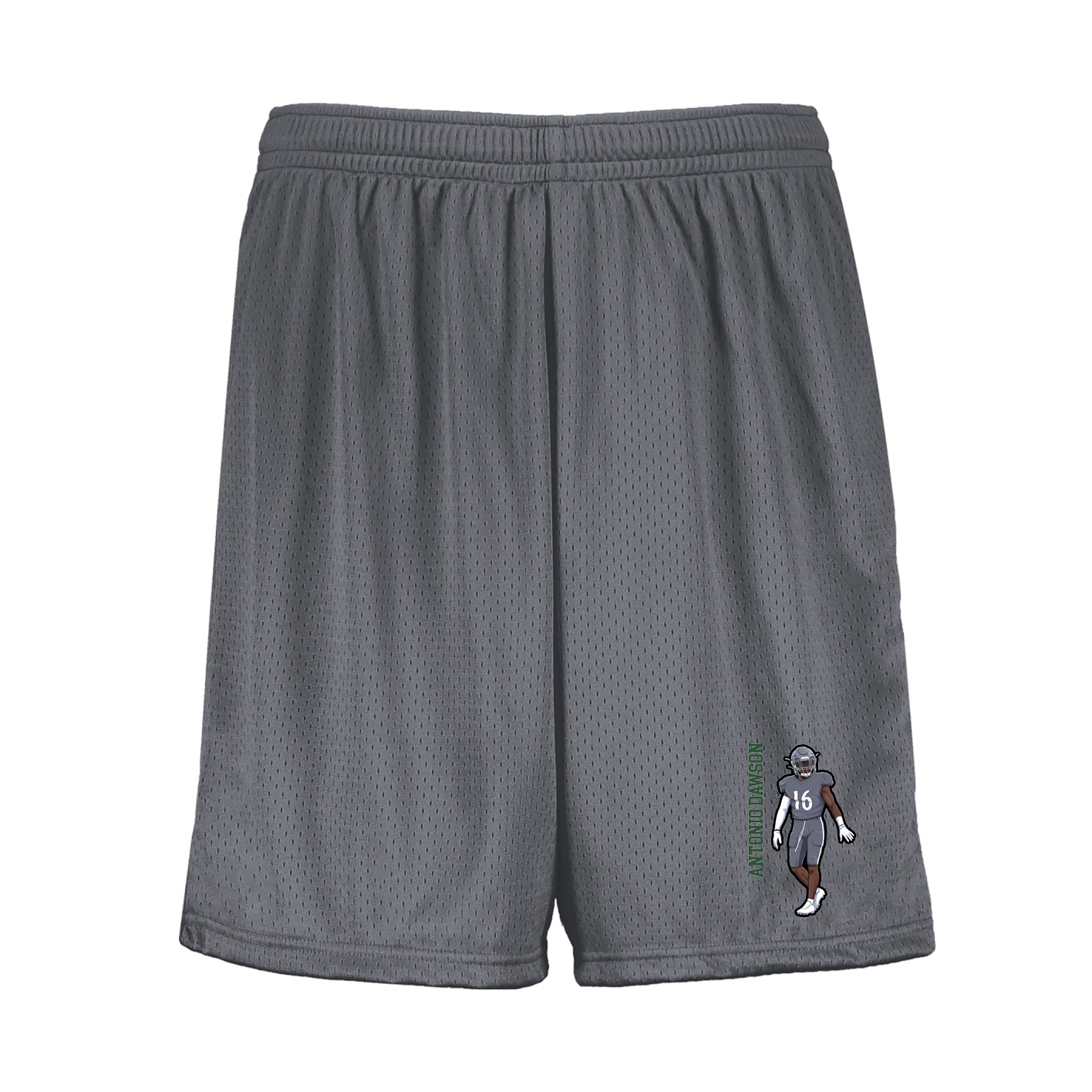 Shorts — Name Vertical in Grey