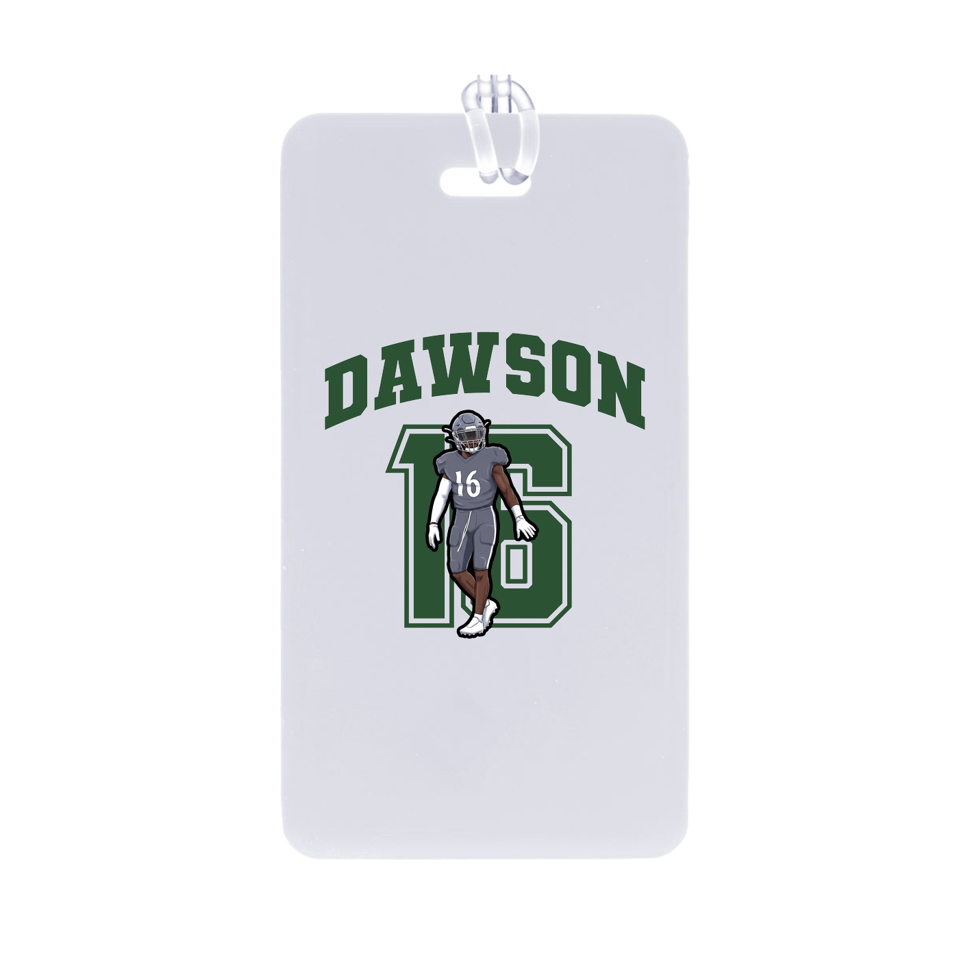 Bag Tag — Number in Classic